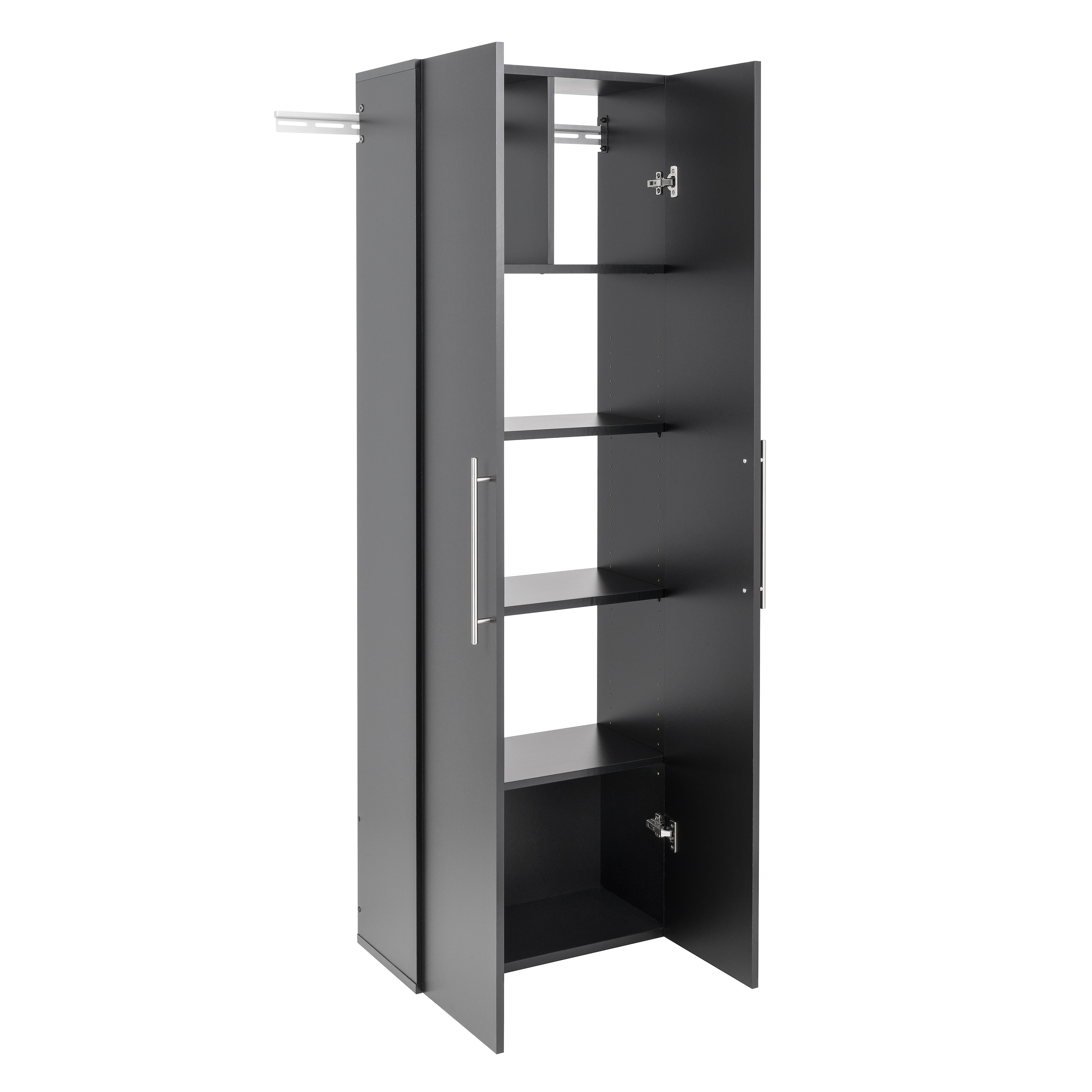 Prepac Elite Collection Tall 2 Door Cabinet (Black) BES-3264