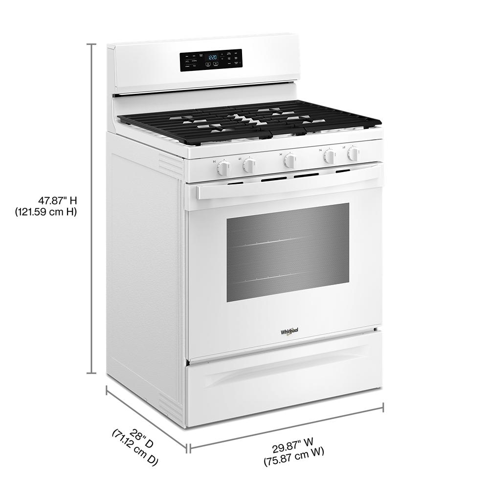 Whirlpool WFGS4530SW Freestanding-Gas-Ranges - View #4