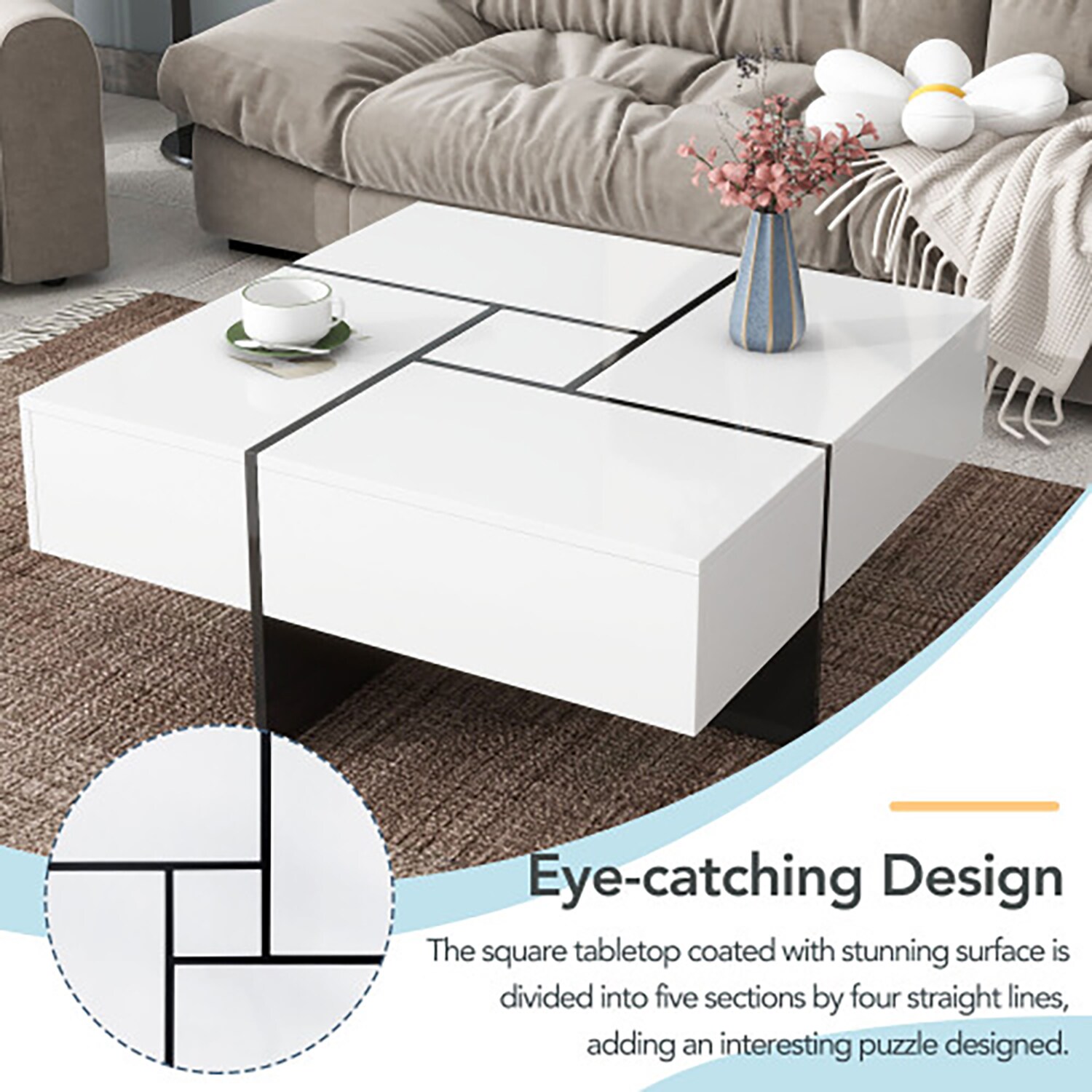 GZMR GM-WF382 Coffee-Tables - View #3
