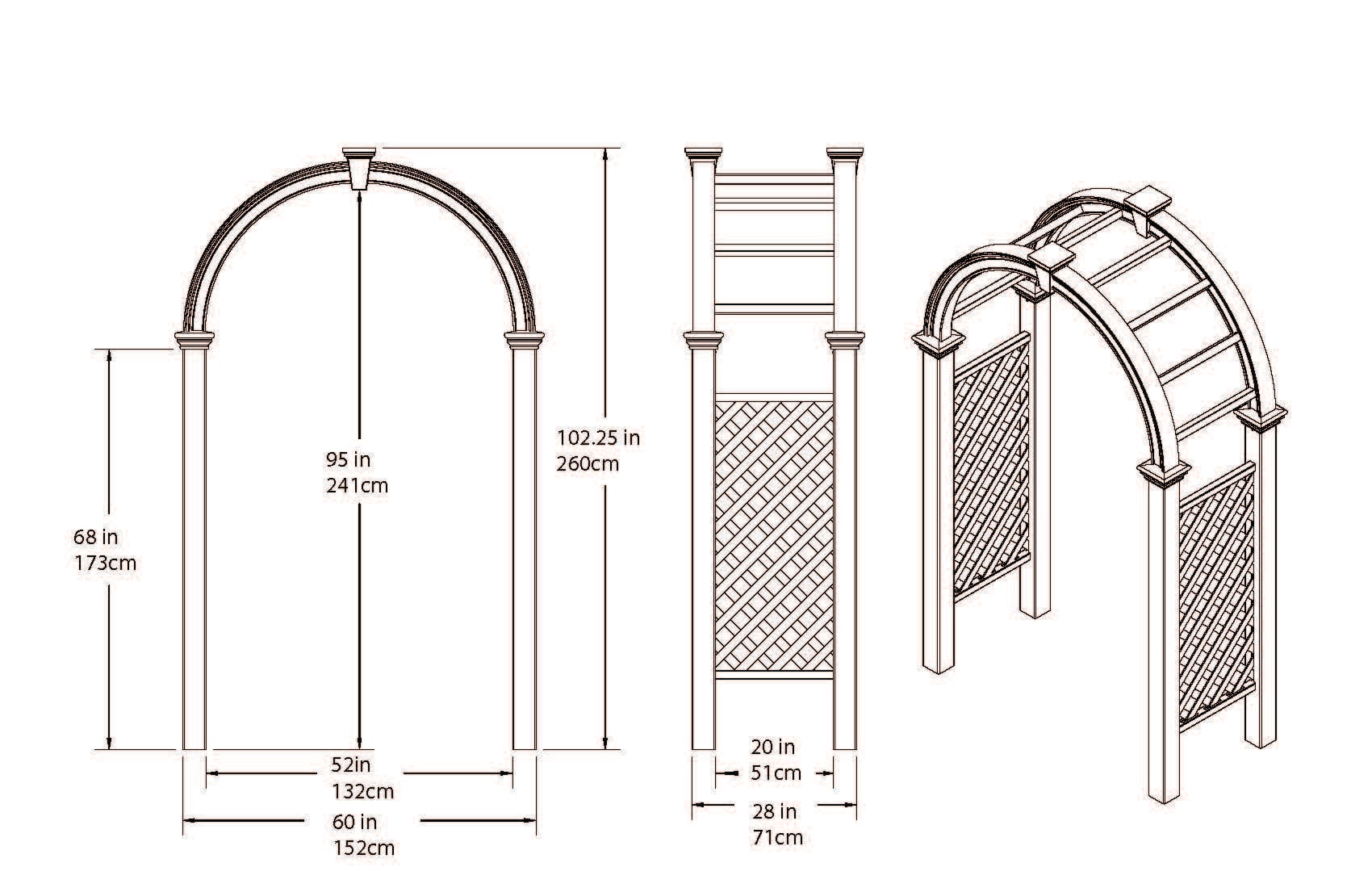 Vita VA84245 Garden-Arbor - View #2
