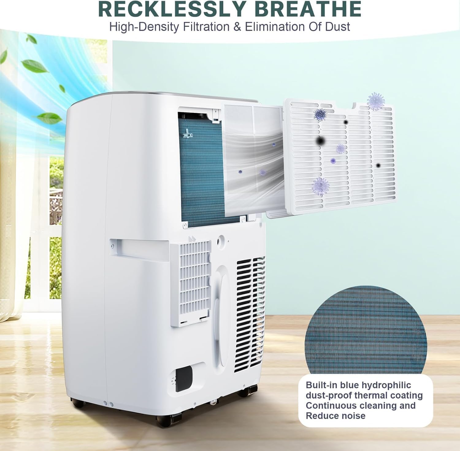 Qeetex ZYS-PHO-10HTZUF4 Portable-Air-Conditioners - View #4