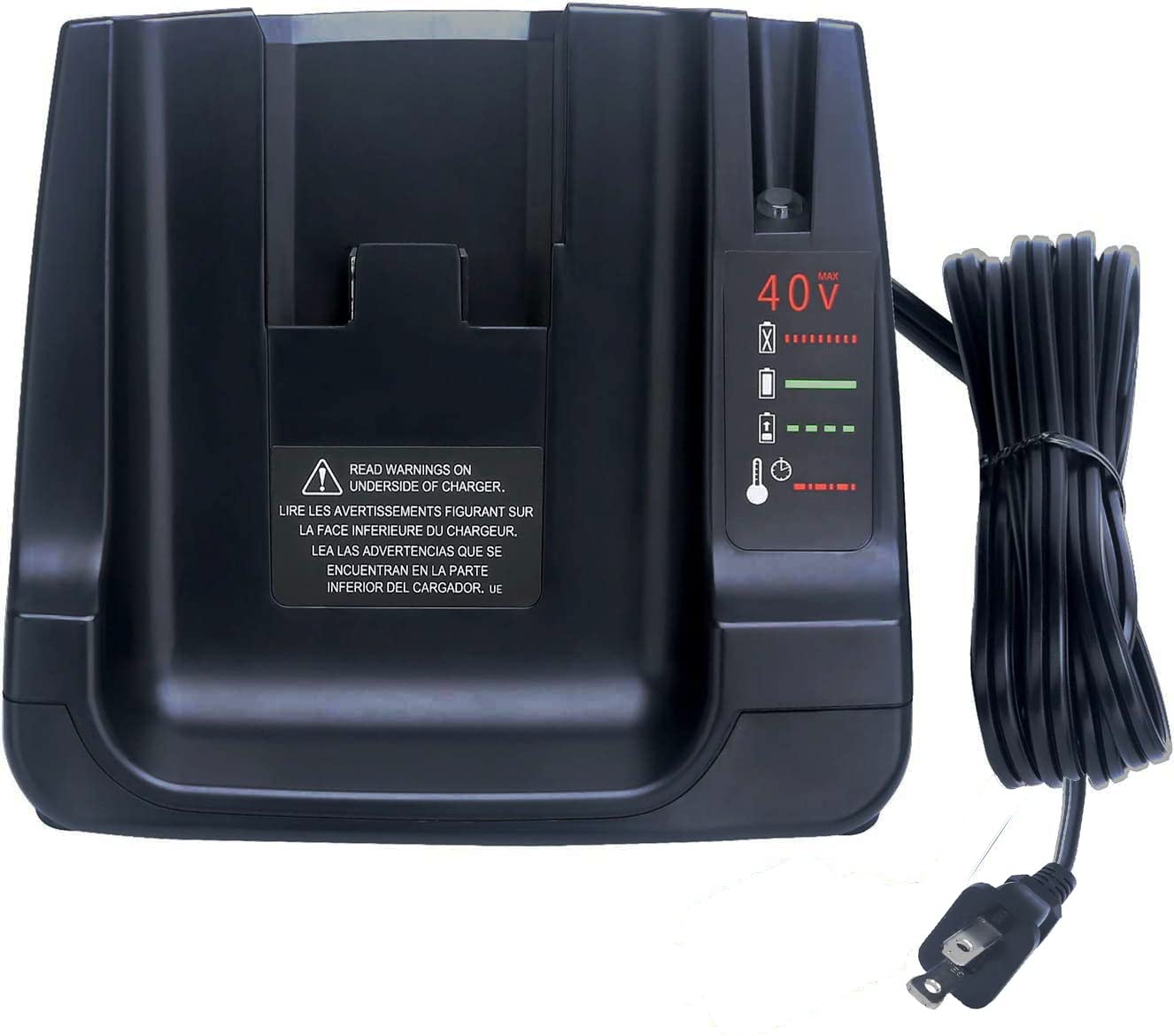 KIWDZFU  36v 40v Max power cell Fast Charger Compatible with LBXR36 LBX2040 LST540 LCS1240 for Outdoor Power Tool power cells