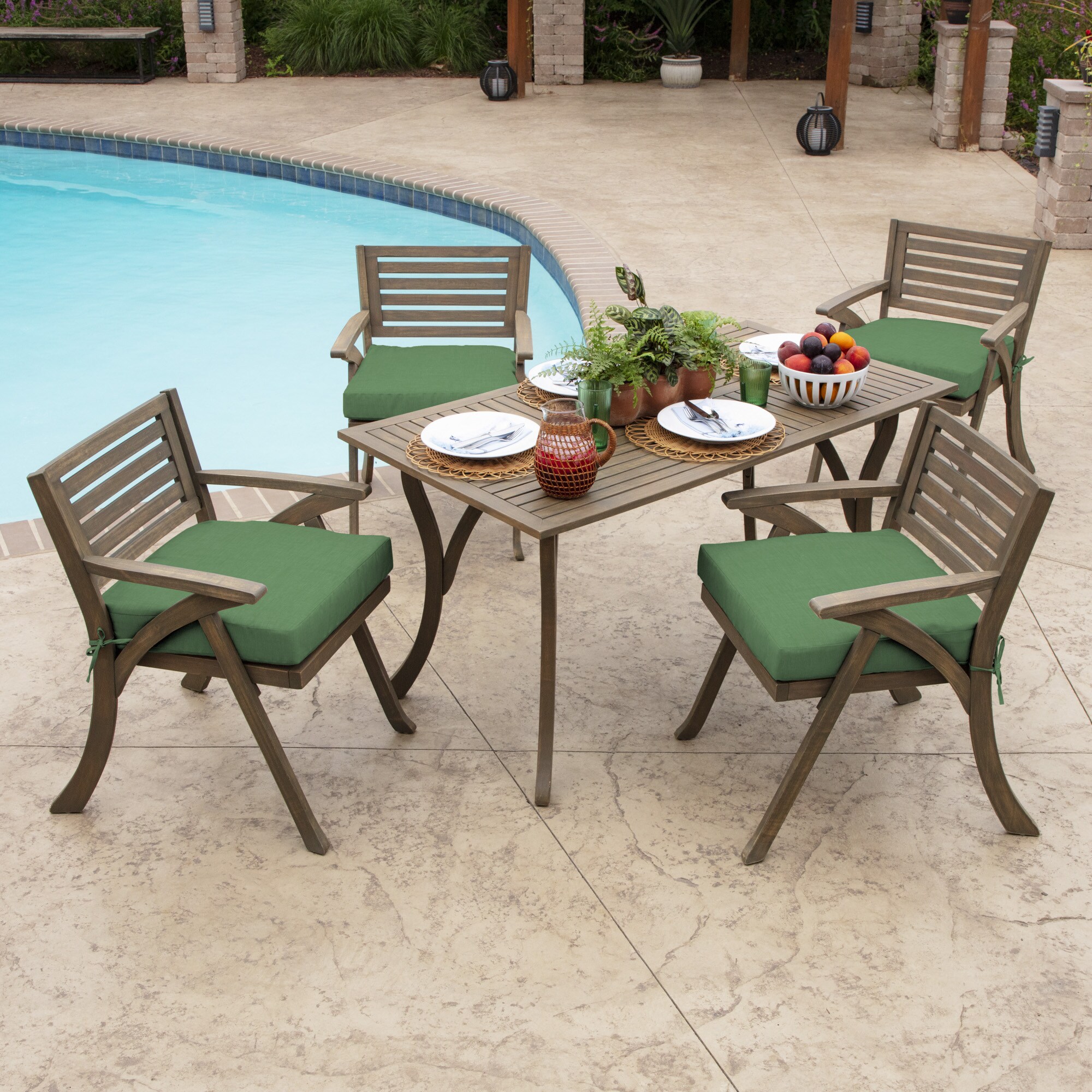 Arden Selections Outdoor Deep Seat Set Leala Texture Taupe