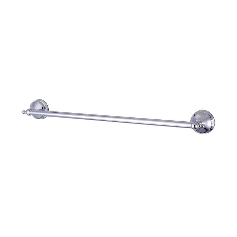 Elements of Design EBA7612C Naples 18-in Chrome Wall Mount Single Towel Bar