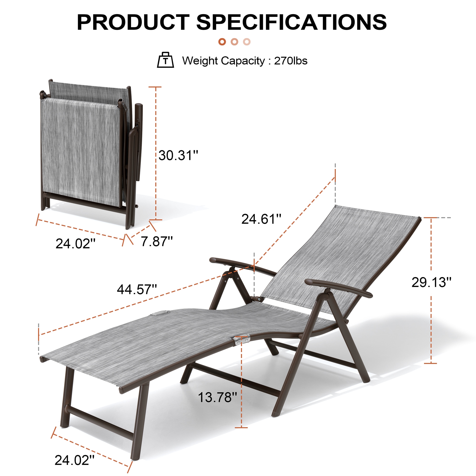 Crestlive Products CL-LG001BGY-1 Patio-Chairs - View #3