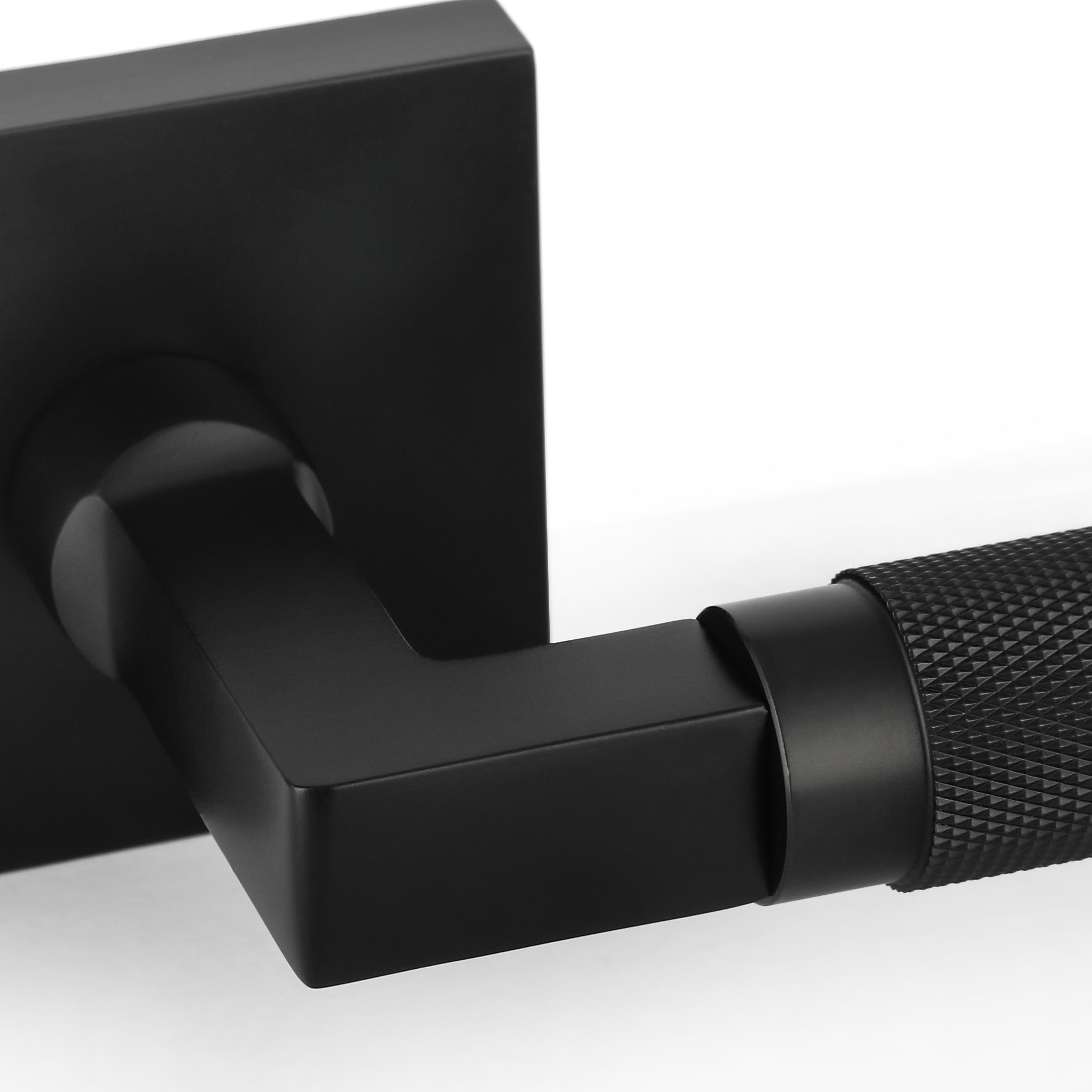 EXPLORE HARDWARE Black Interior/Exterior Bed/Bath Hall/Closet Passage Door Knob #SOHOPA