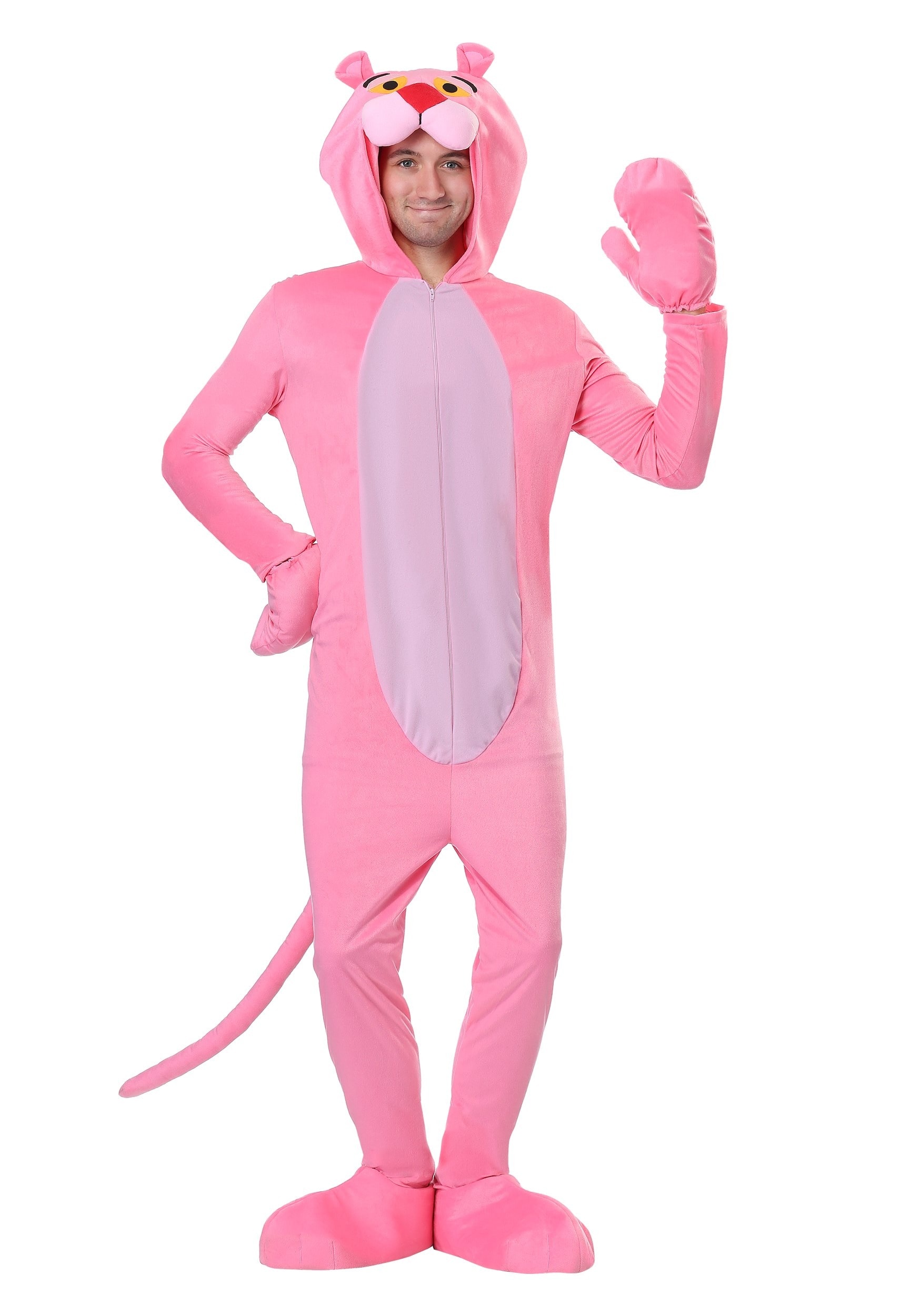 HalloweenCostumes.com FUN Costumes The Pink Panther Costume for Adults TV Show Costumes Medium