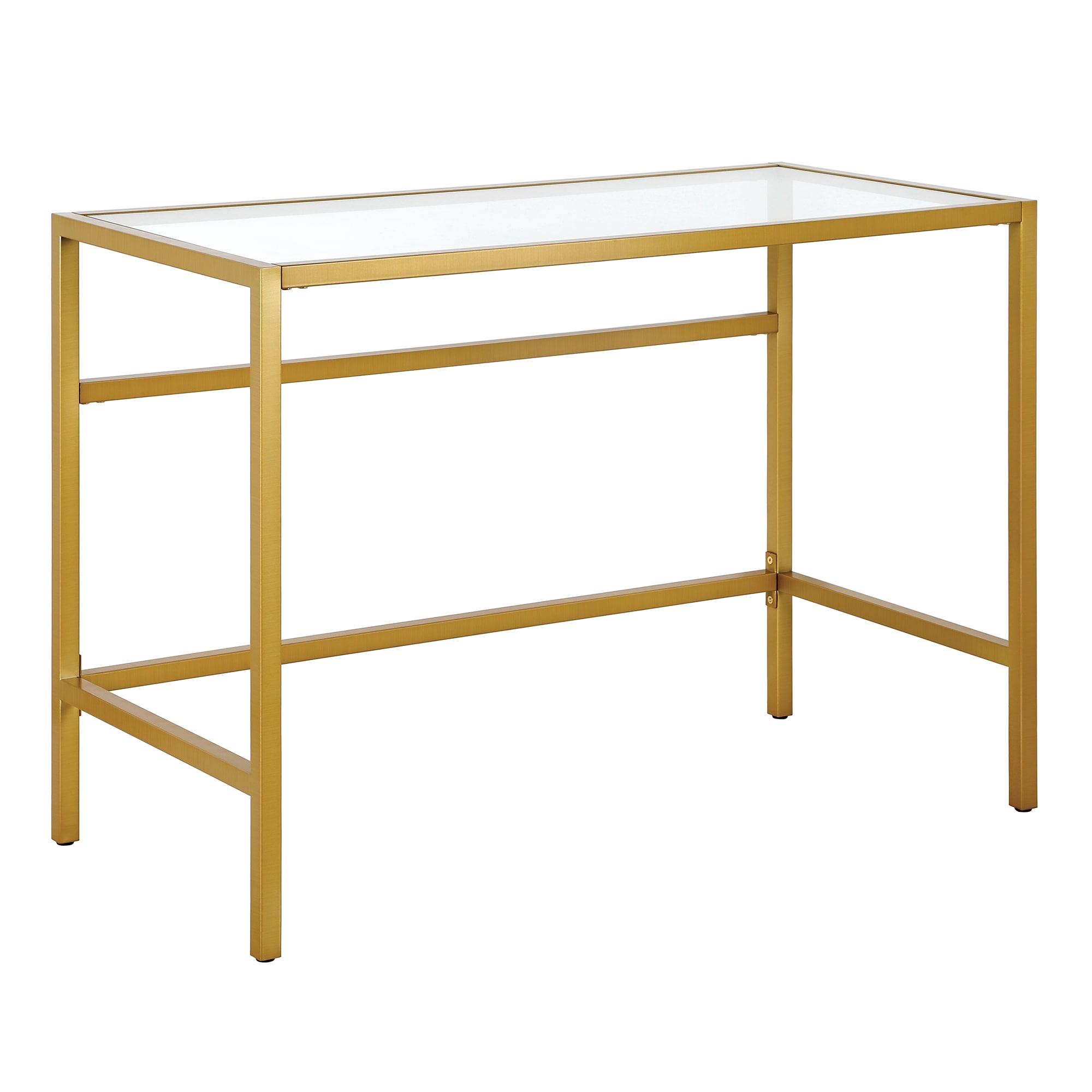 Hailey Home OF0878 Sivil 42-Inches Gold Modern/Contemporary Writing desk