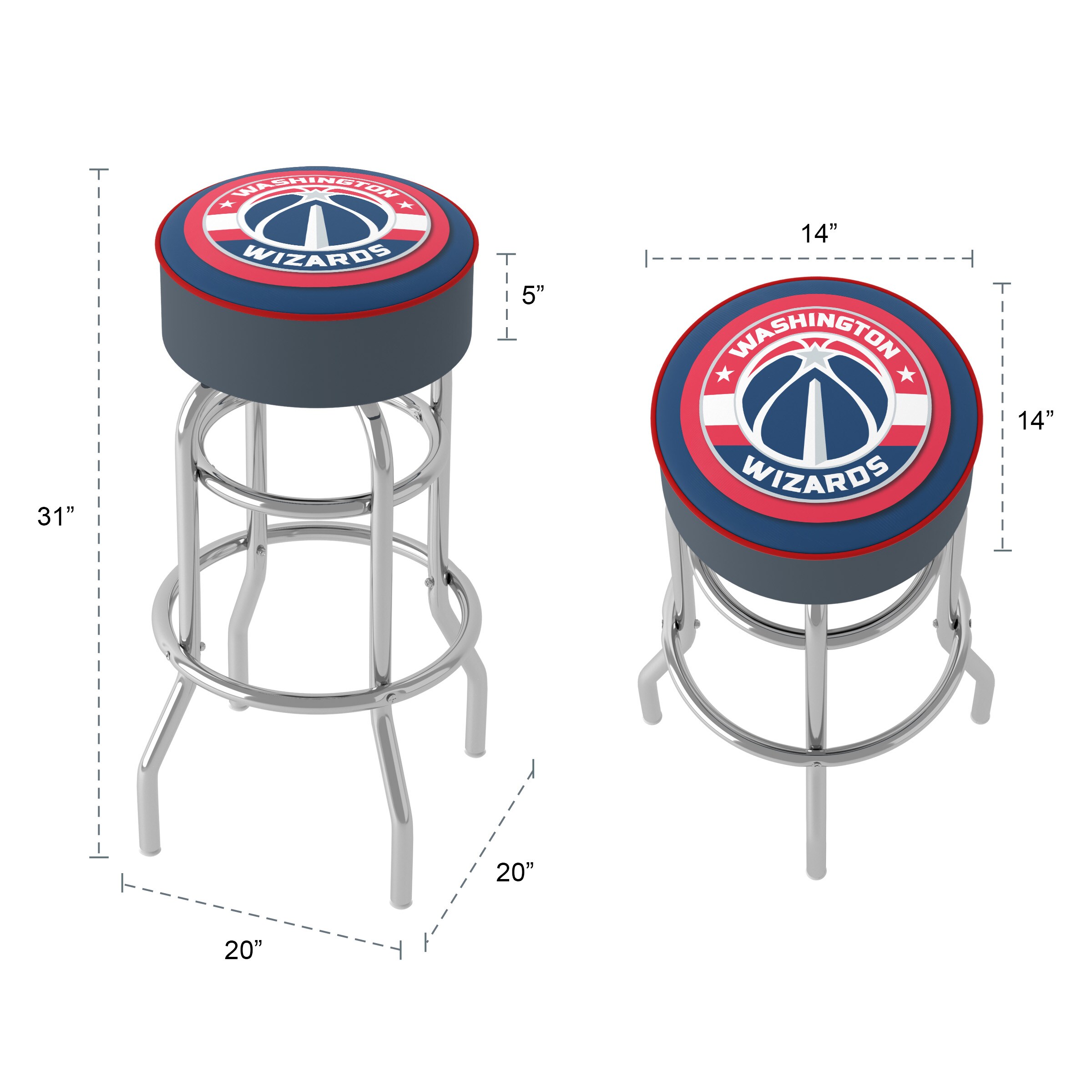 Trademark Gameroom NBA1000-WW stools - View #5