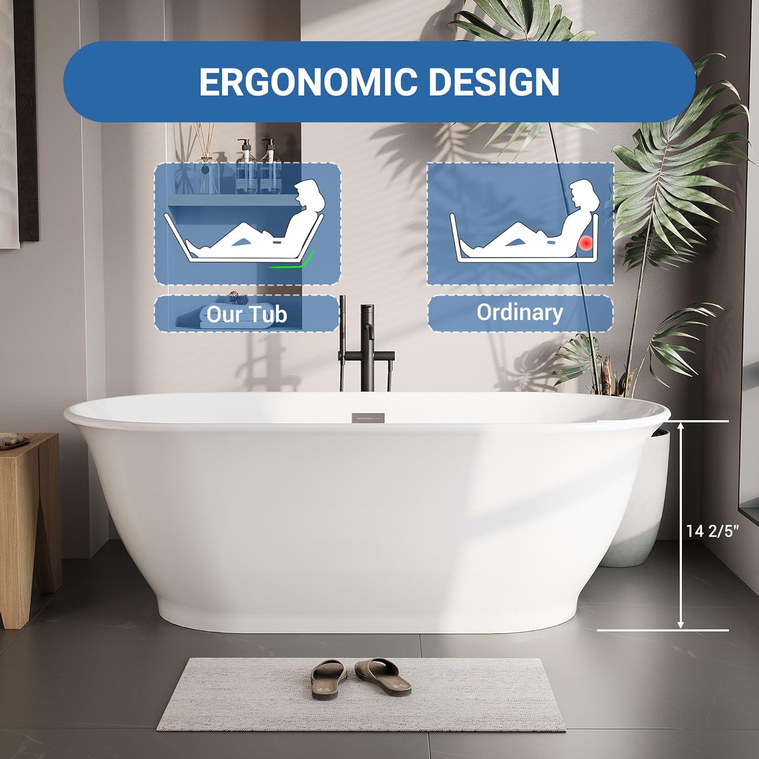 WhizMax PTH3354YRLK bathtubs - View #6
