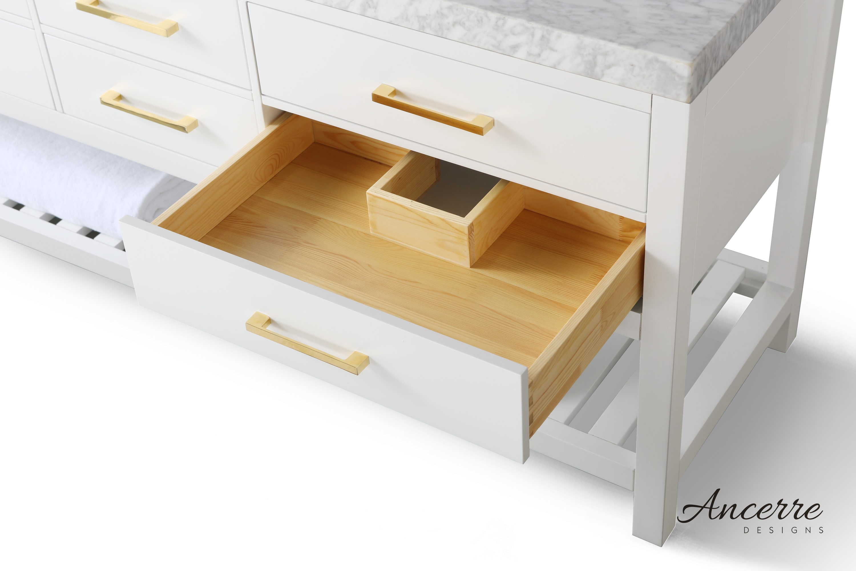 Ancerre Designs VTSELIZABETH72WCWGD Bath-Vanity-Combo - View #10