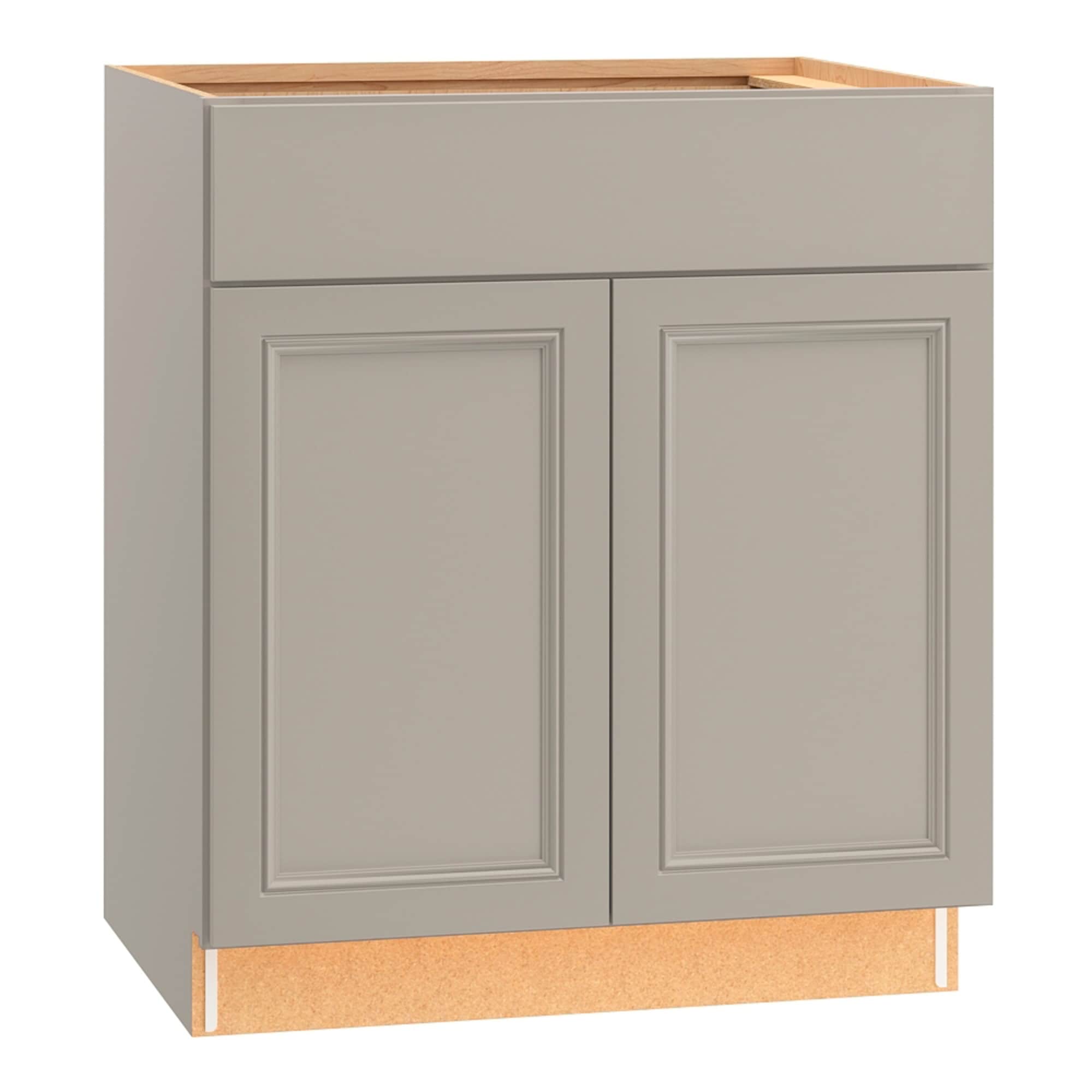 Diamond NOW G15 B30B Wintucket 30-in W x 35-in H x 23.75-in D Cool Gray Base Fully assembled Cabinet Recessed Panel Square