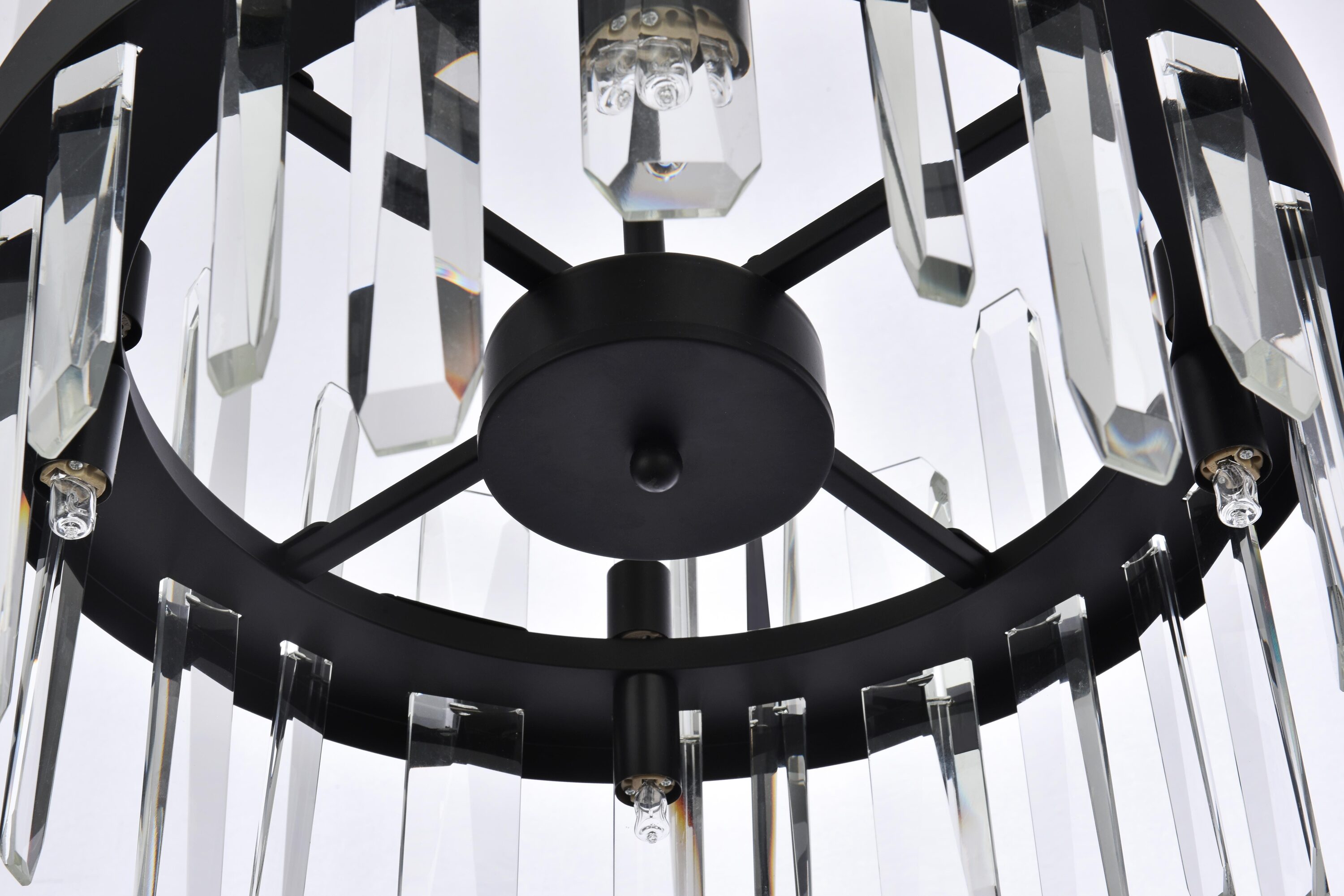 Elegant Decor HF6600D16BK Pendant-Lights - View #5