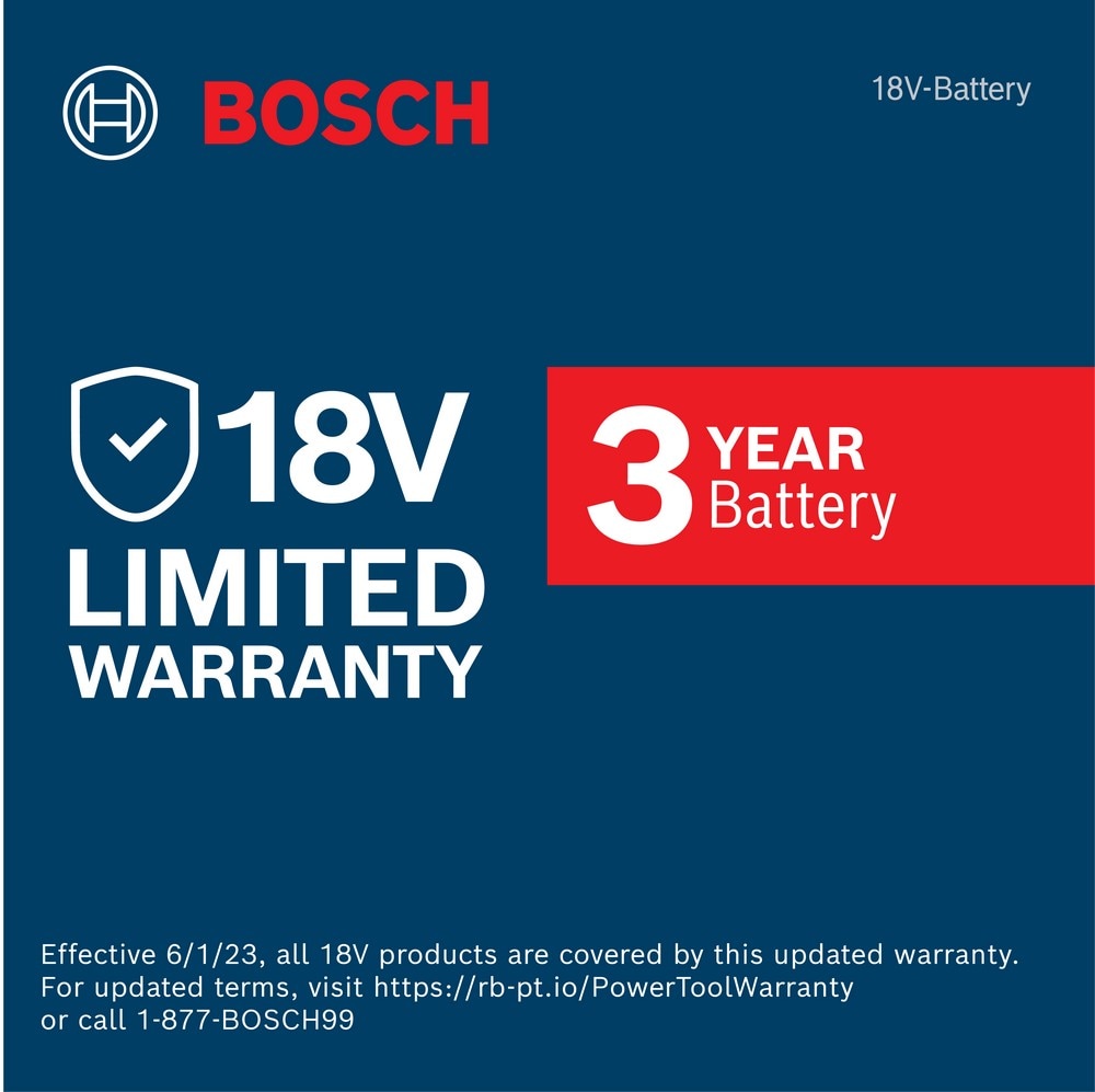 BOSCH BAT612-2PK 18V Lithium-Ion 2 Ah Standard Power Batteries, 2