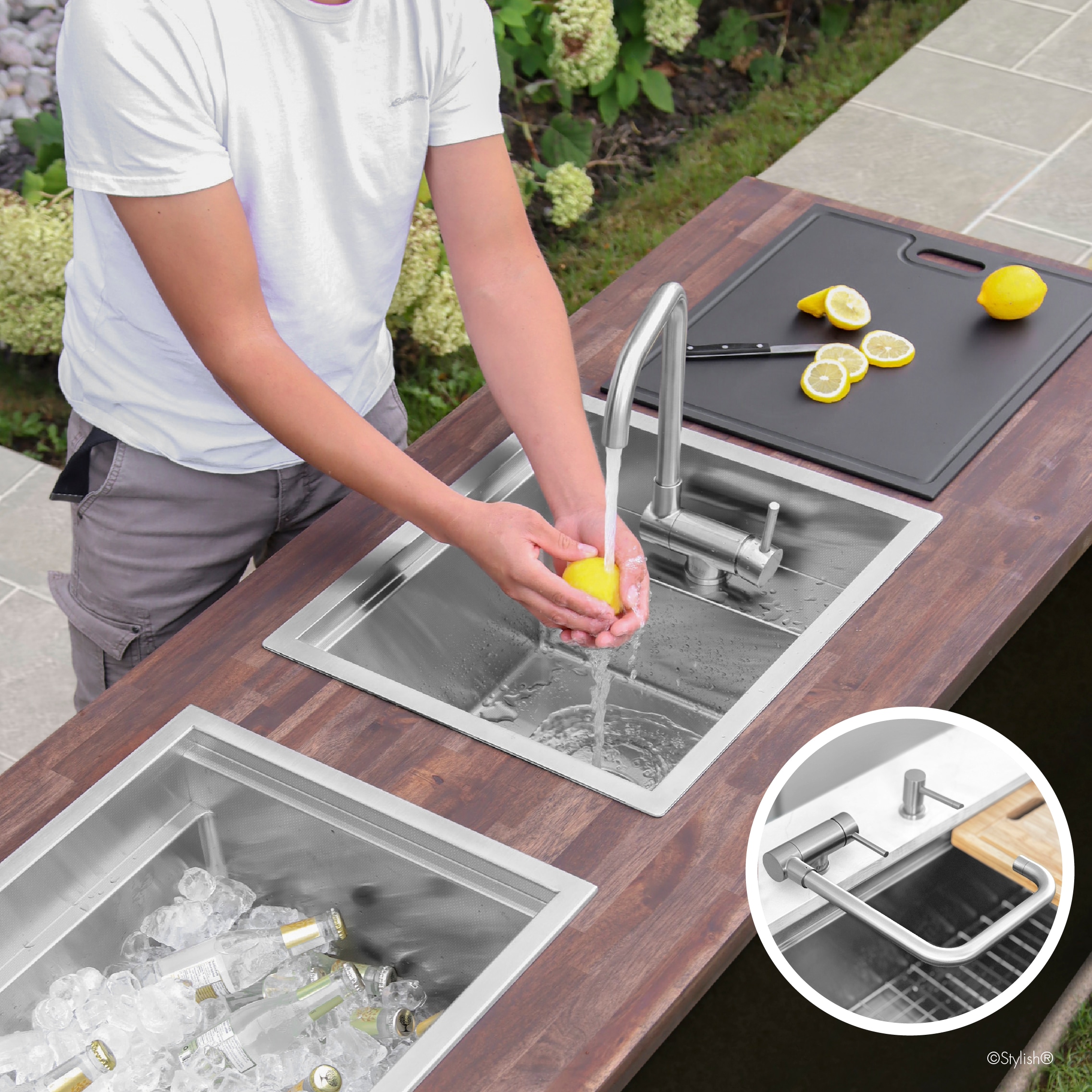 Stylish K-151S Kitchen-Faucets - View #2