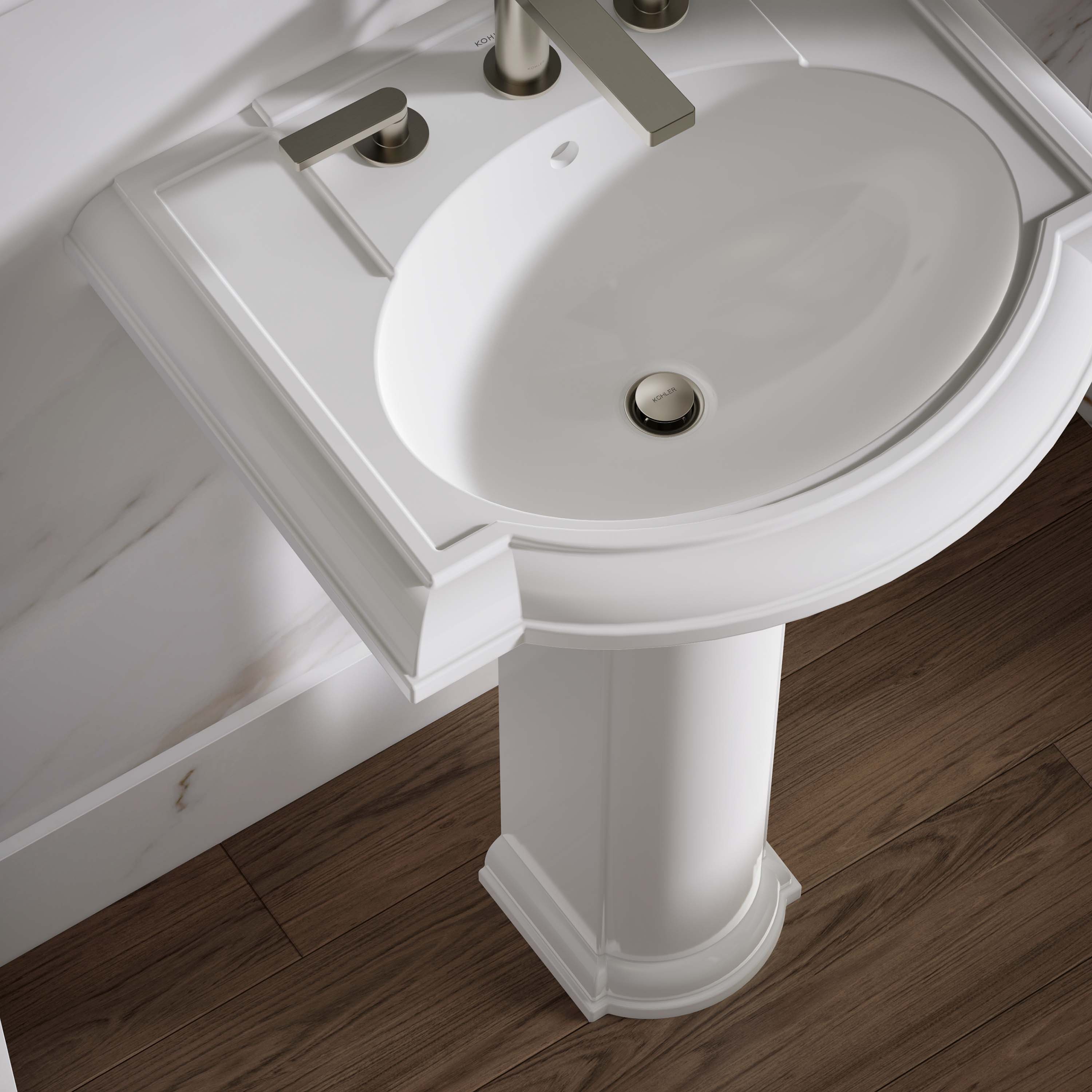 KOHLER 2286-8-0 Complete-Pedestal-Lavatories - View #8