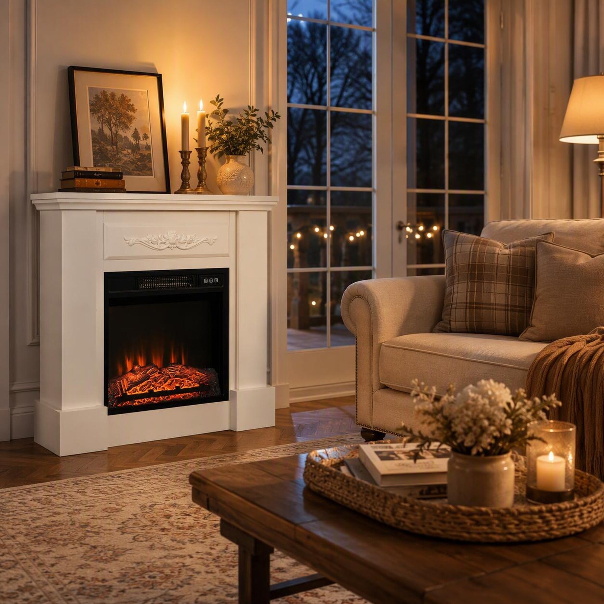 TEINIE HJJ-W2225141455 Electric-Fireplaces - View #3