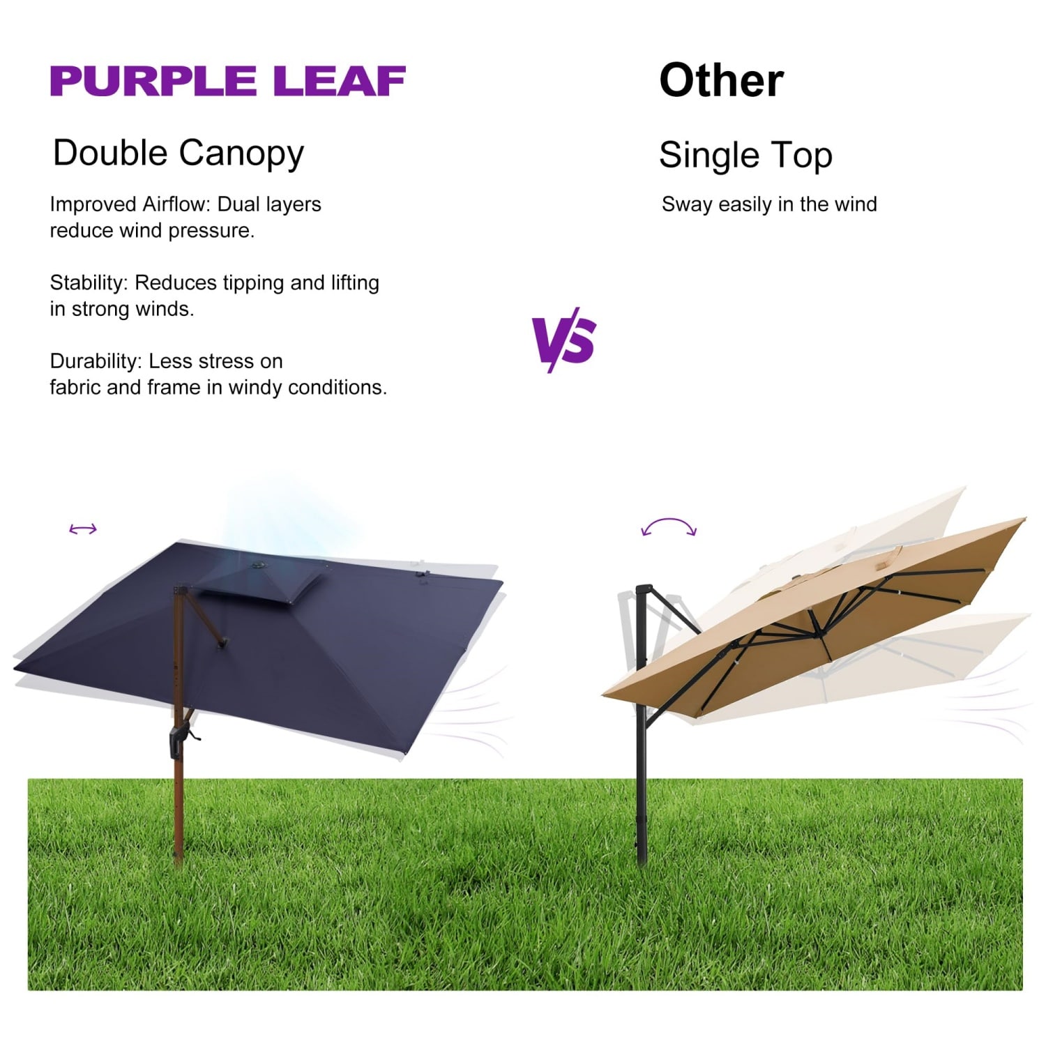 PURPLE LEAF LSGLRSM09-NB Umbrellas-2 - View #10