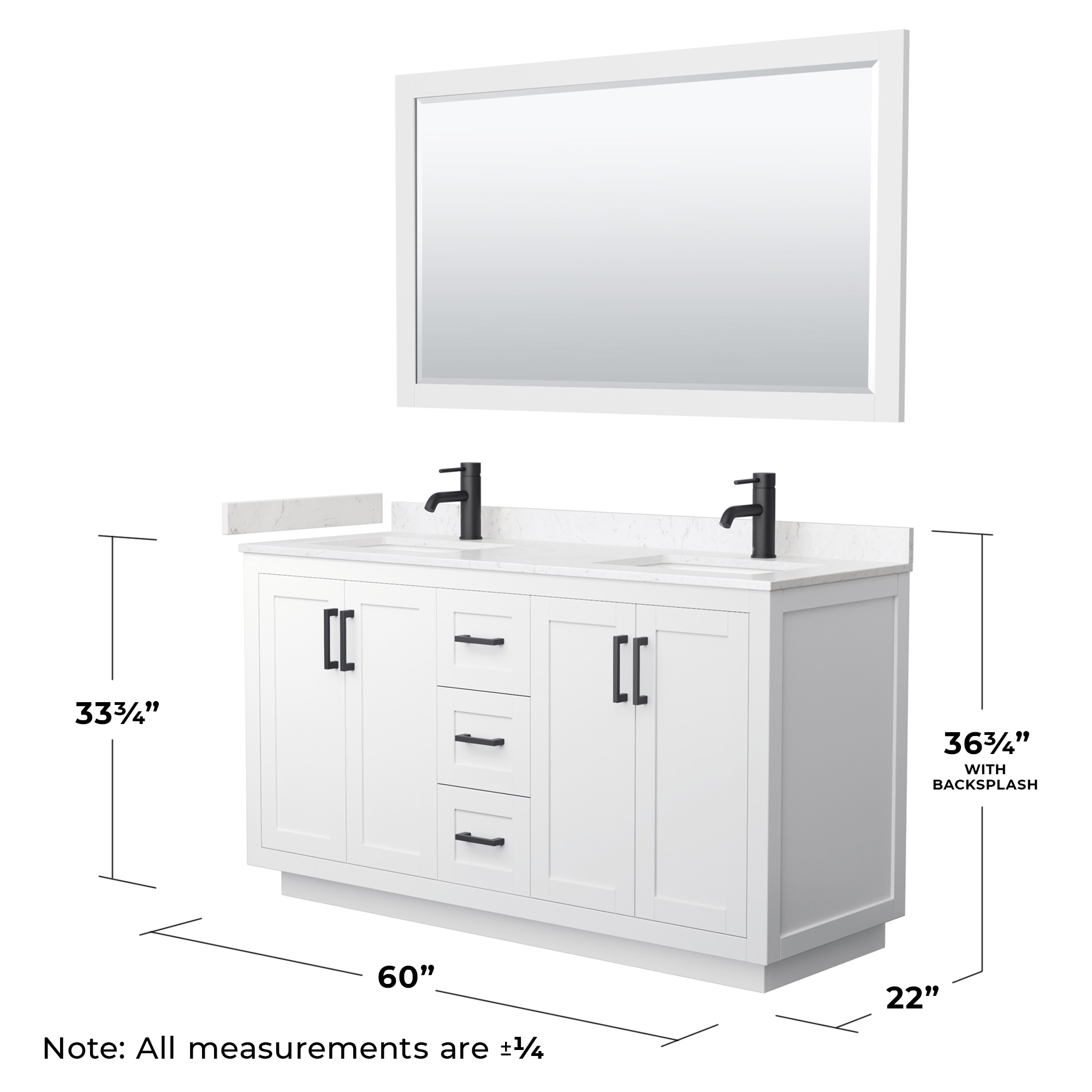 Wyndham Collection WCF292960DWBC2UNSM58 Bath-Vanity-Combo - View #6