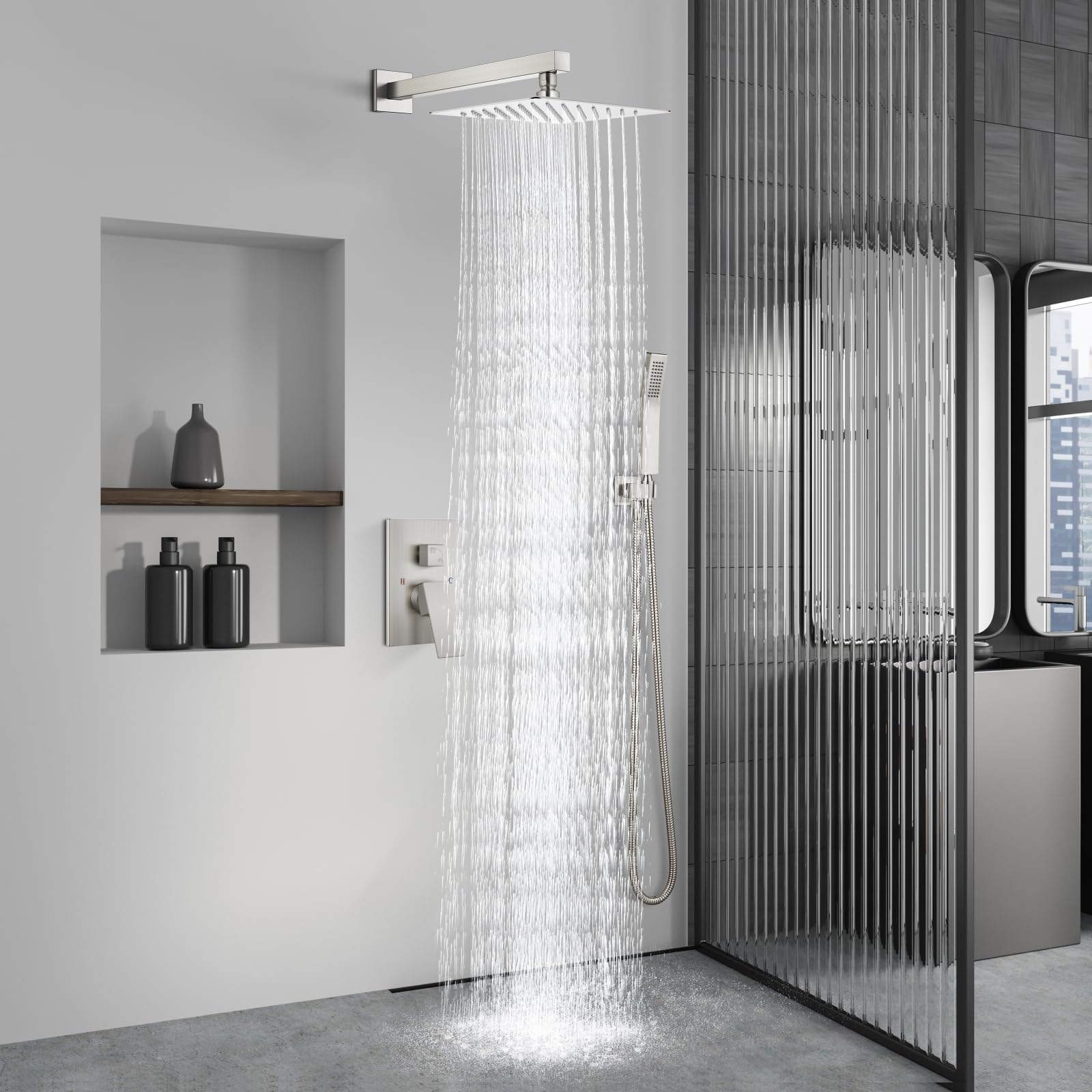 Afoxsos LAF0115S07 Showerhead-Bar-Panels - View #2