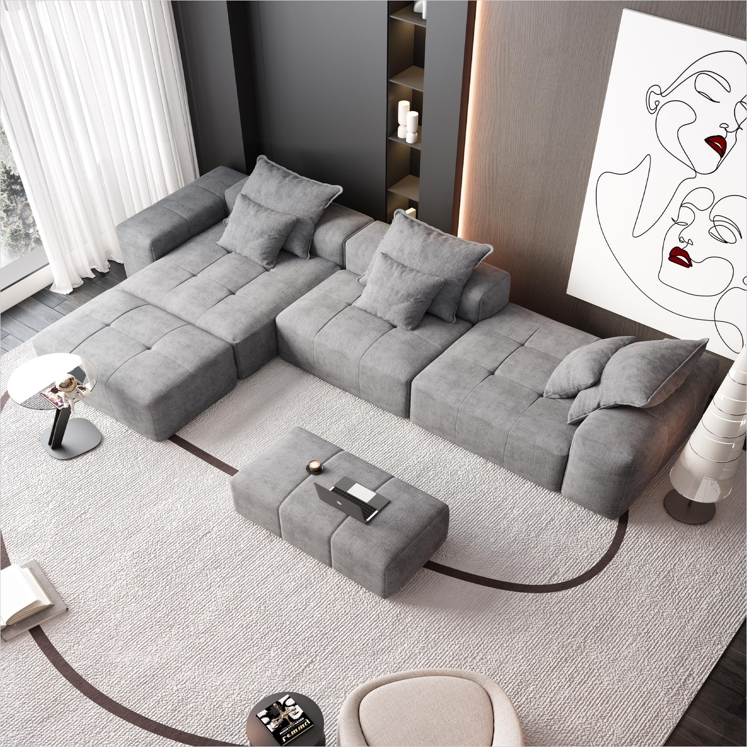 SunJet 68447IJAANCP Sofas-Loveseats - View #3