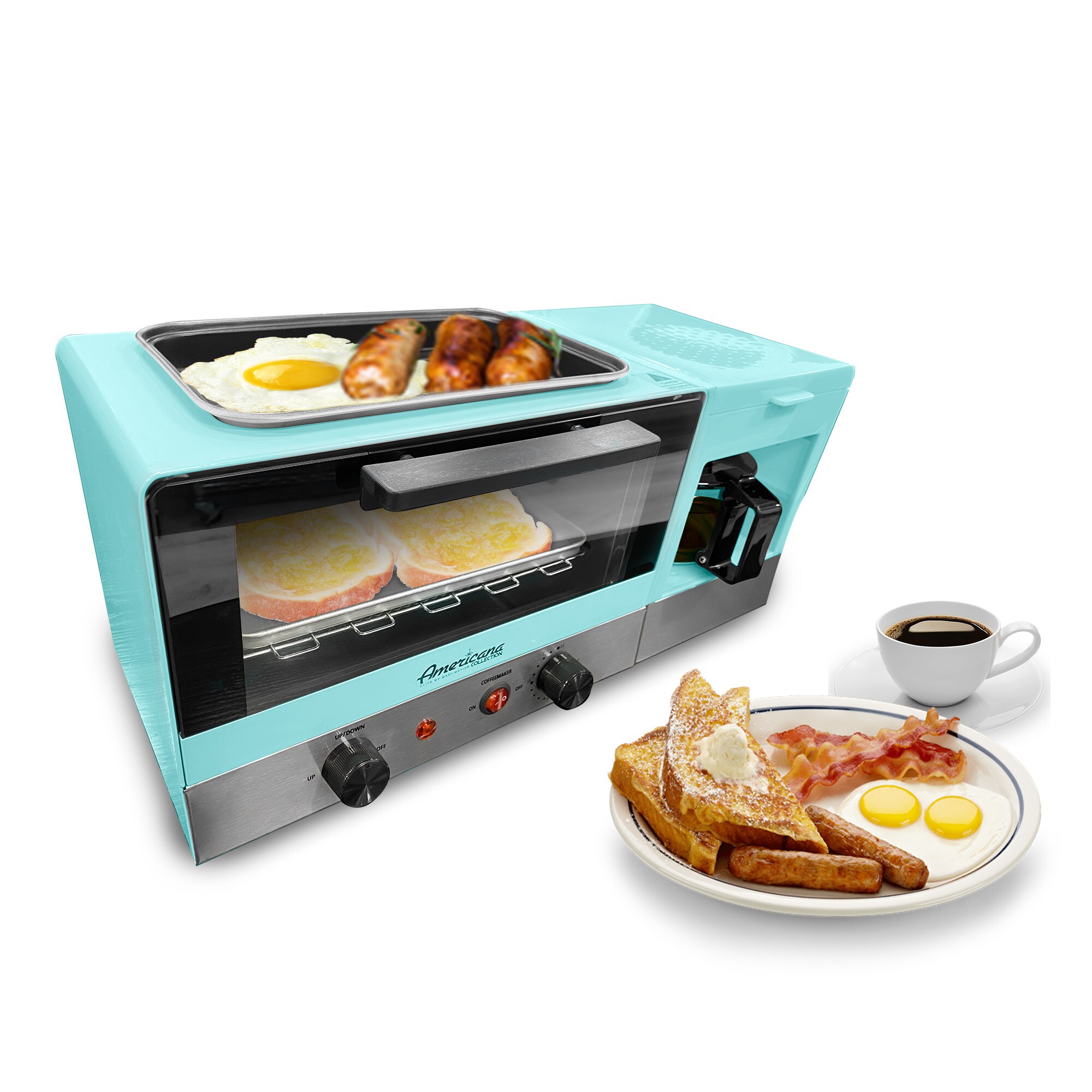 Americana Hot Dog Toaster, Blue 