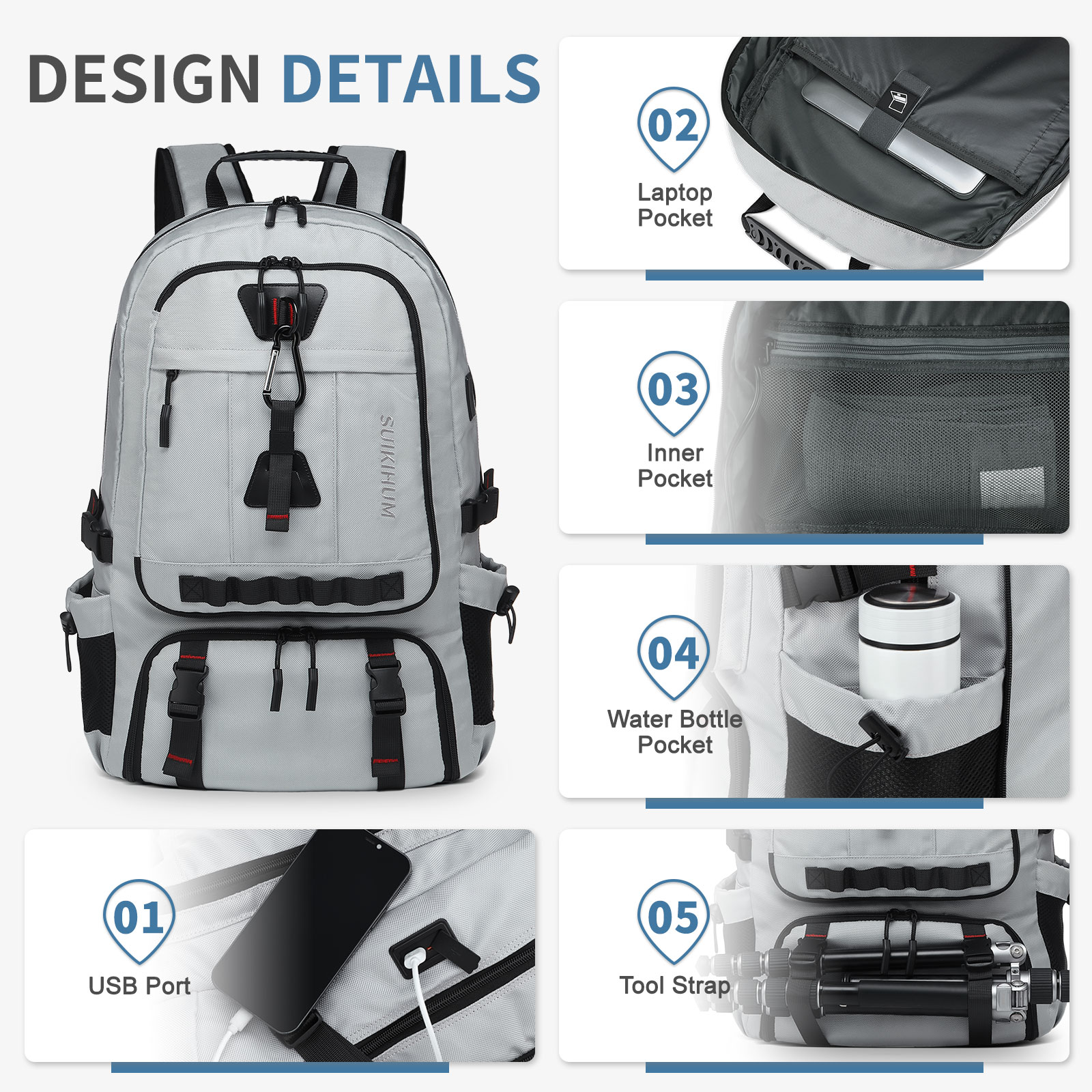 Unique Bargains S26030500UX6307 Bags-And-Backpacks - View #3