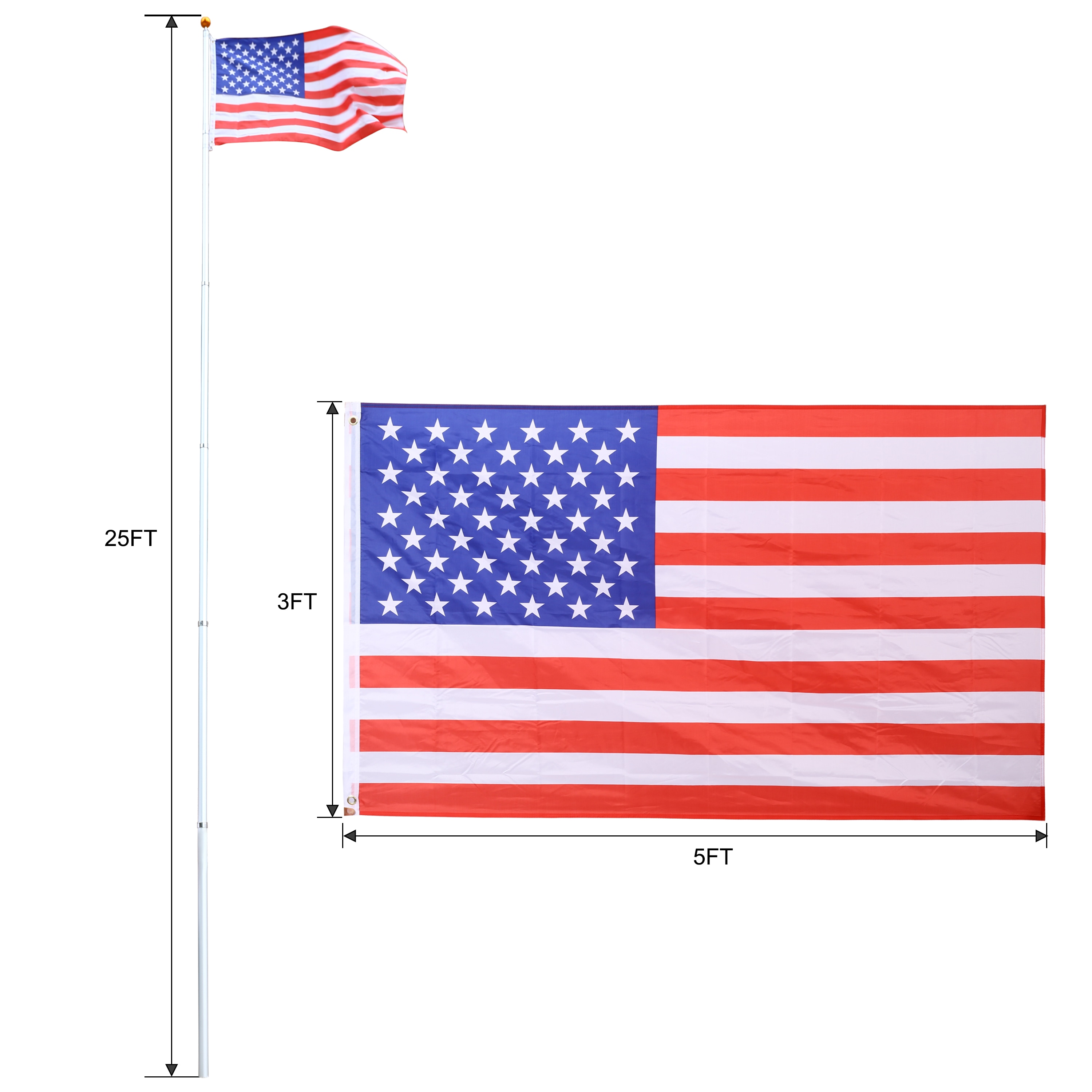 EXTRAUP YHLW465127586 Flag-Poles - View #3