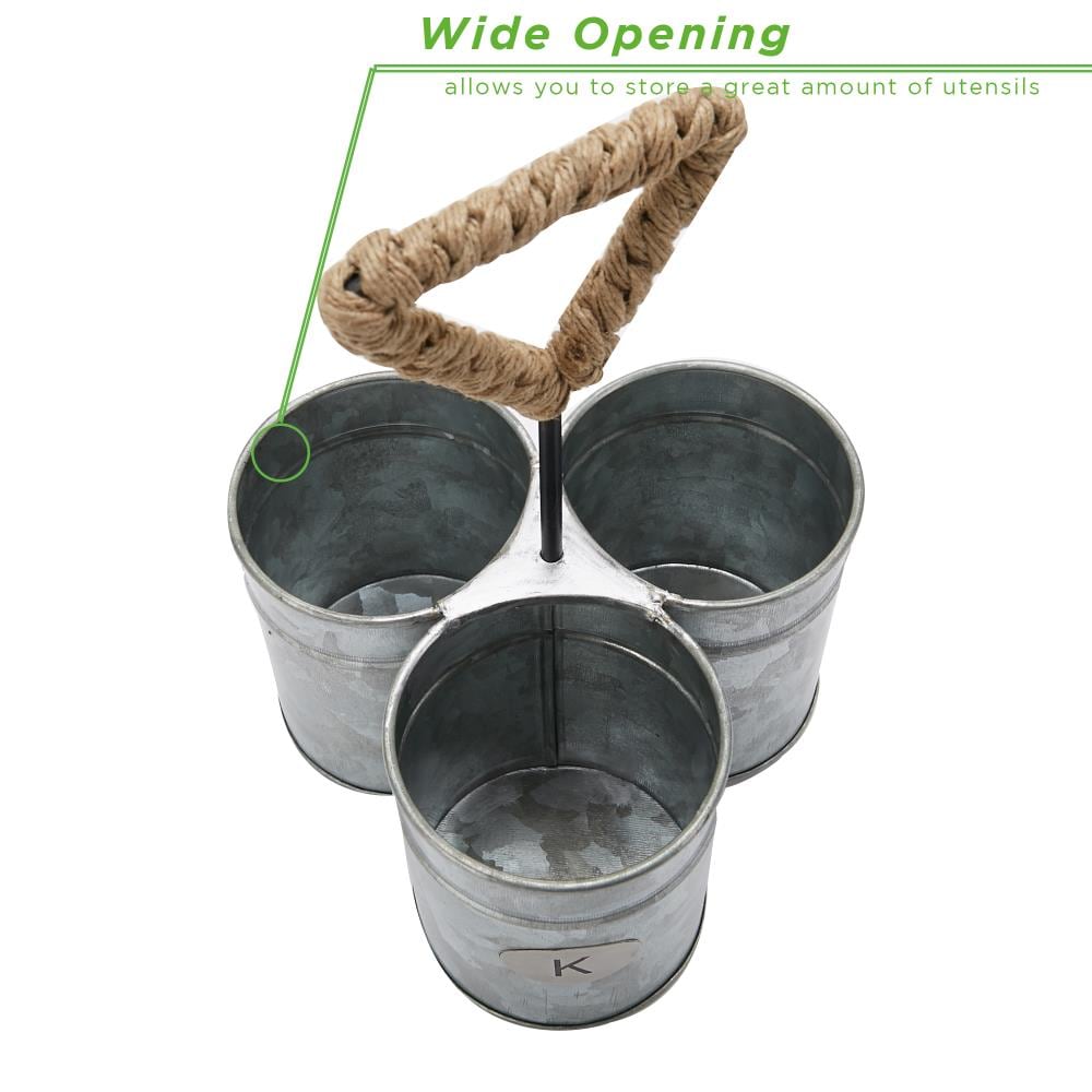 Mind Reader BRUTE3-SIL Kitchen-Utensil-Holder - View #5