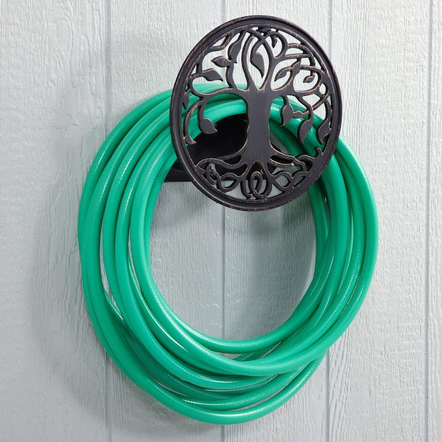 Wall Mounted Garden Hose Holder Hold 125ft 3/4 Hose, Durable and