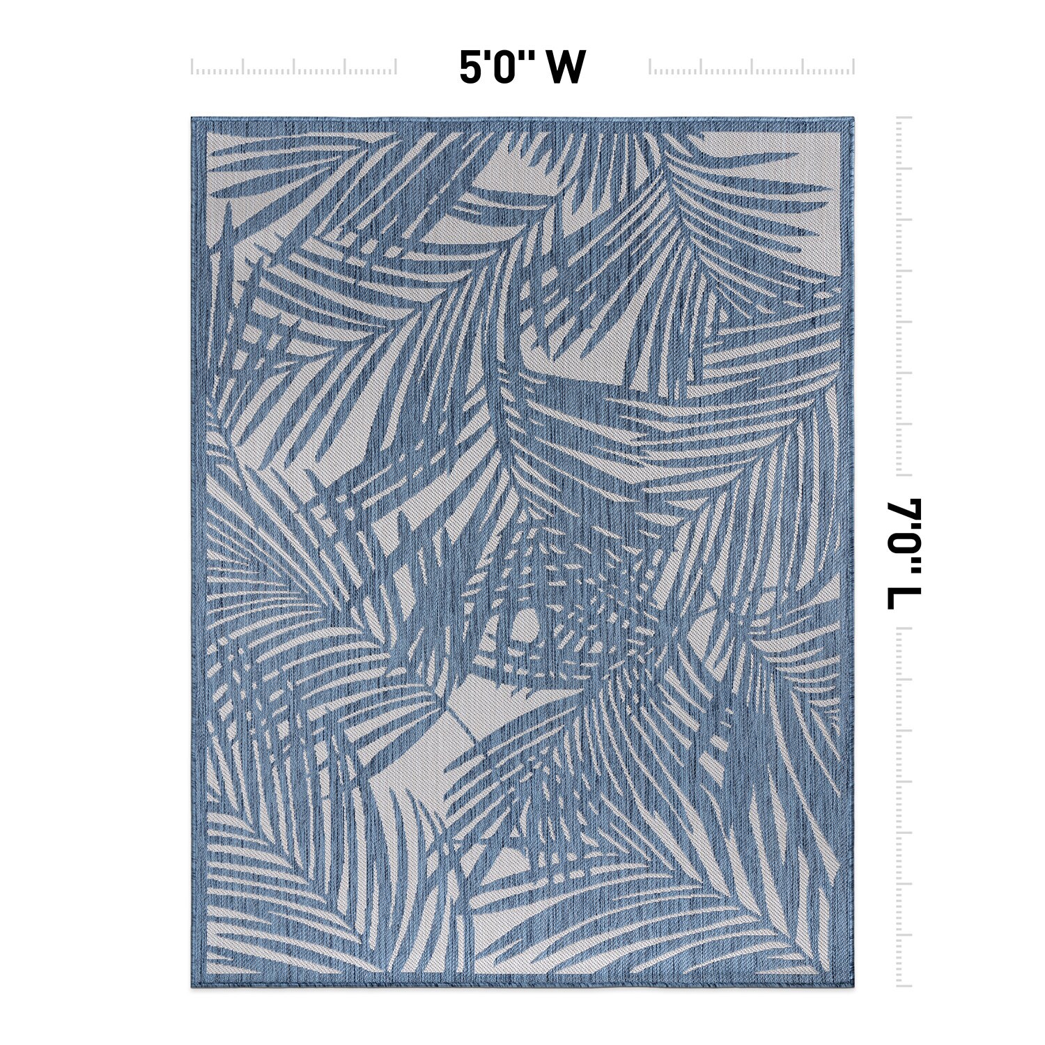 World Rug Gallery 118BLUE5X7 rugs - View #3