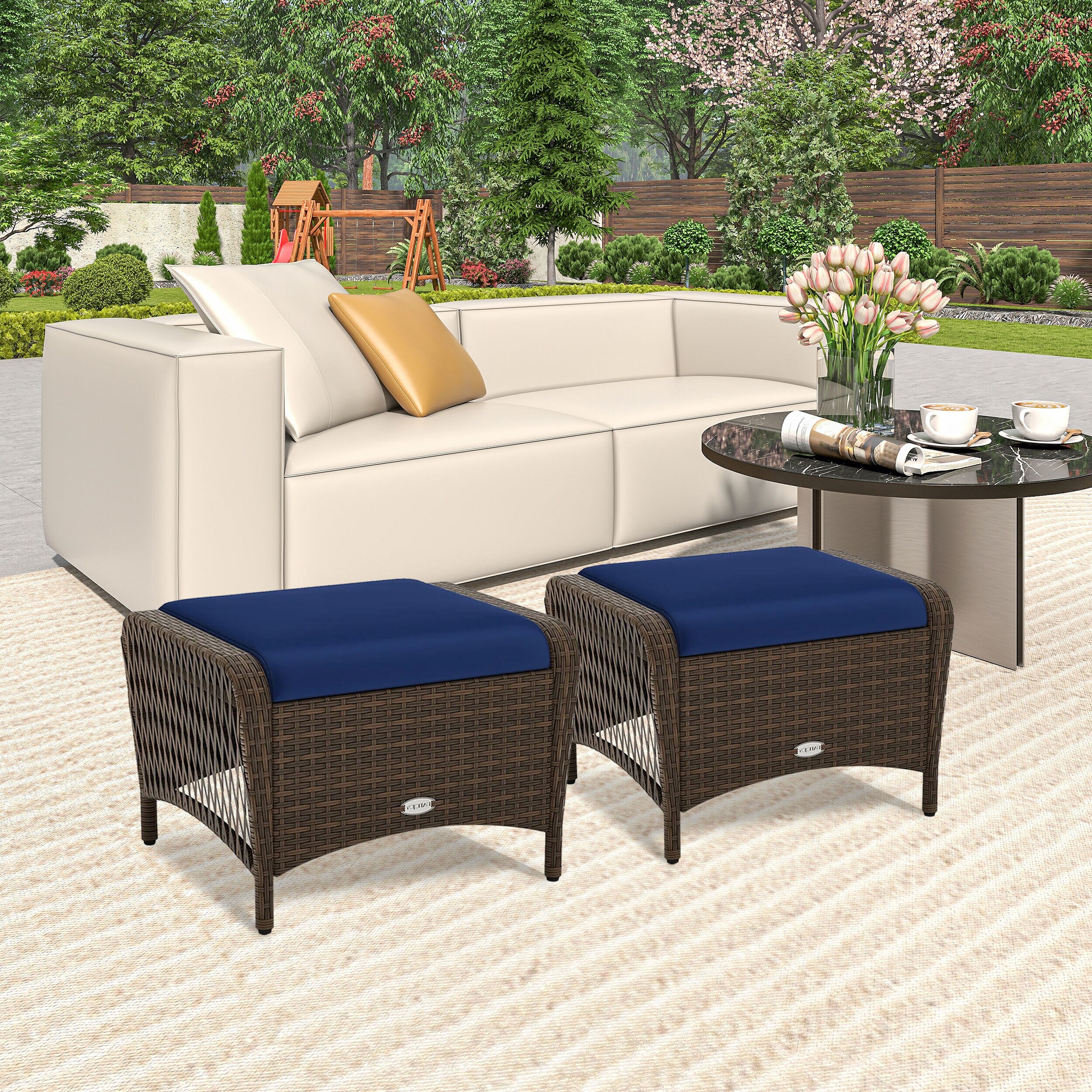 LIVIZA OUS72987NY Stools-Ottomans - View #2