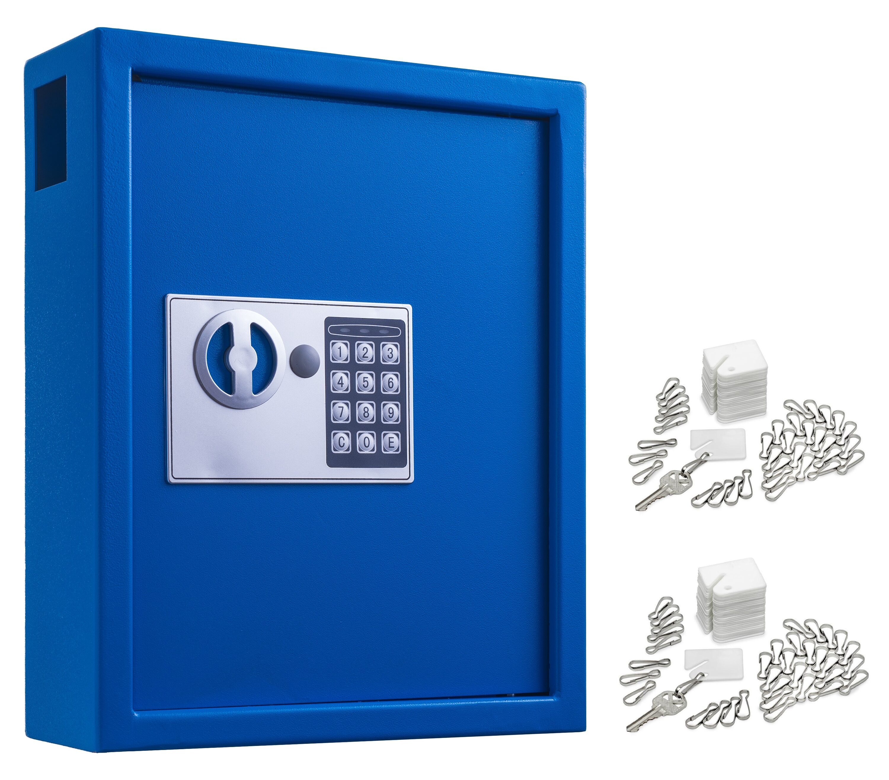 AdirOffice Waterproof Fireproof Keyed Key Safe 680-40-BLU-689-PKG Sansujyuku sansujyuku.com