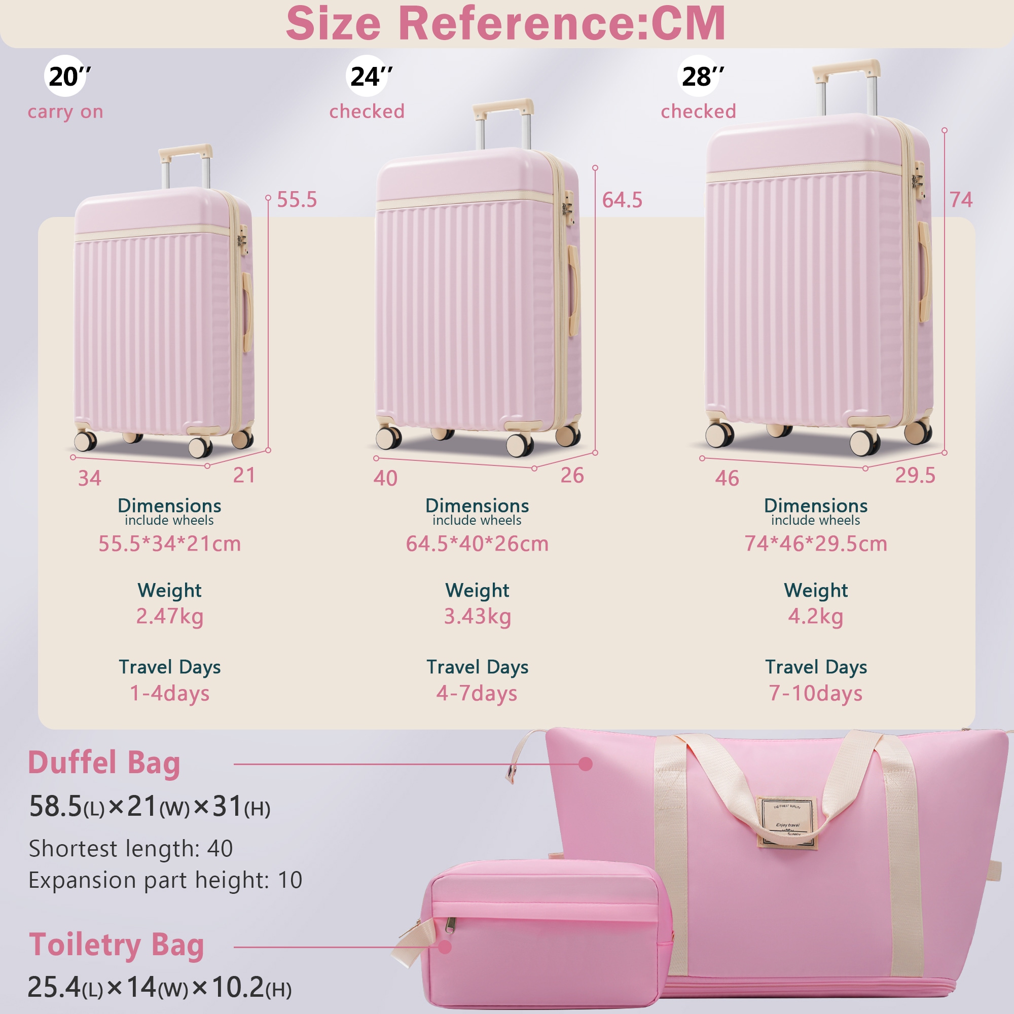 LOVMOR SF-H-N732P326115U Luggage-And-Luggage-Sets - View #3