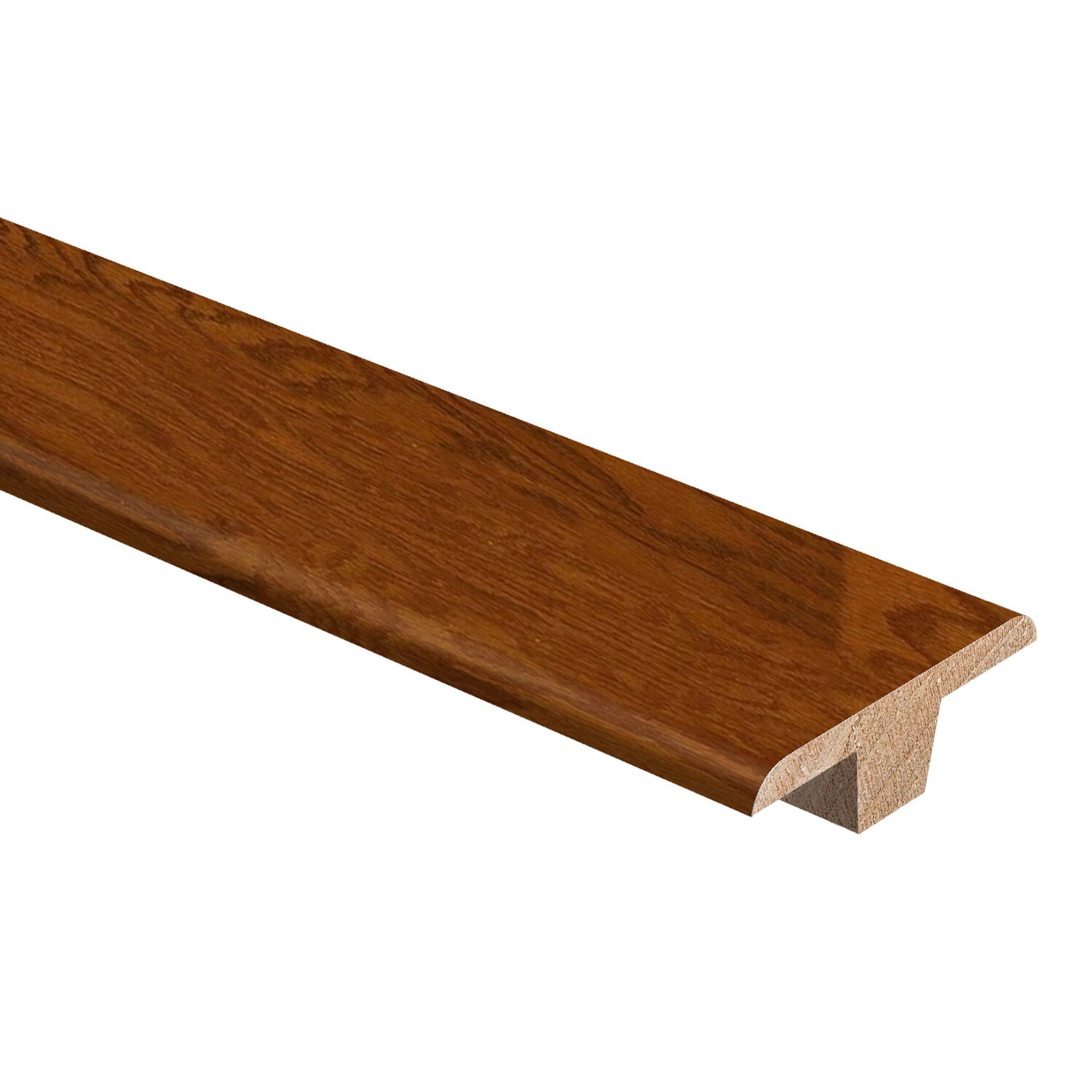 Zamma Rustic Gunstock Oak 0.375-in T x 1.75-in W x 94-in L Wood Floor T-moulding
