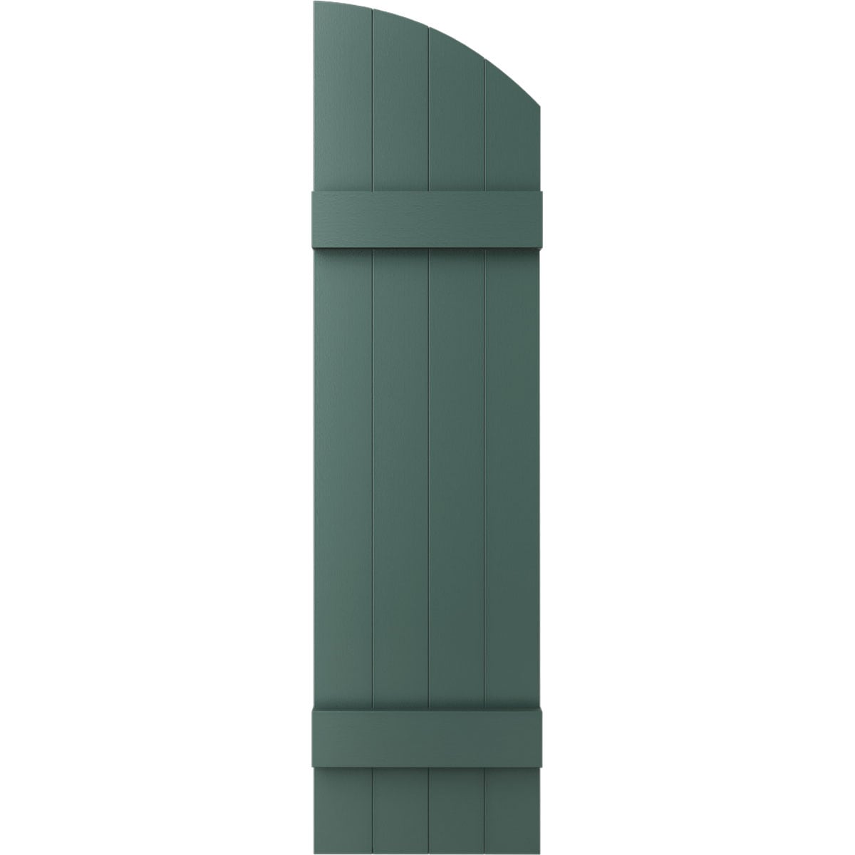 Ekena Millwork LJ6S14X04500FG 14-in W x 45-in H Forest Green Board and batten Exterior Shutters ( 2 -Pack )