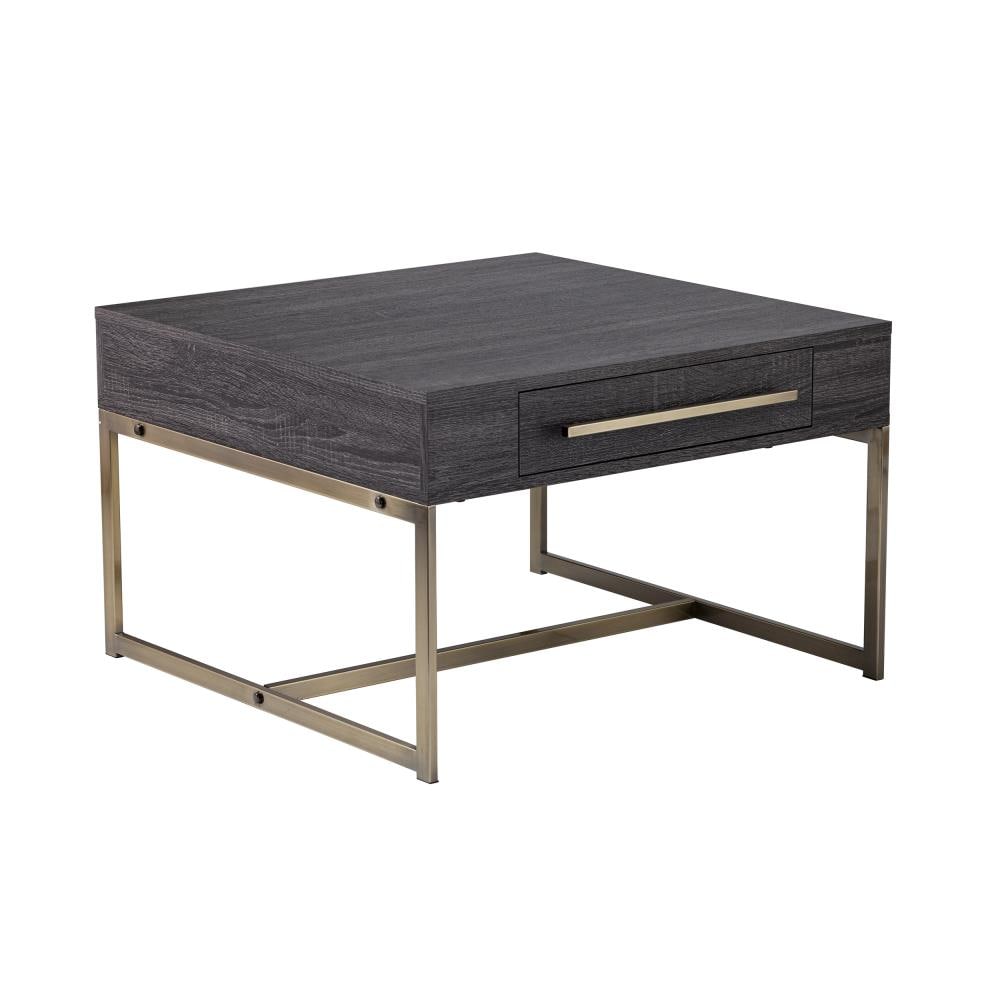 Boston Loft Furnishings ATG0084001CK Pruday Black Oak Casual Coffee Table with Storage