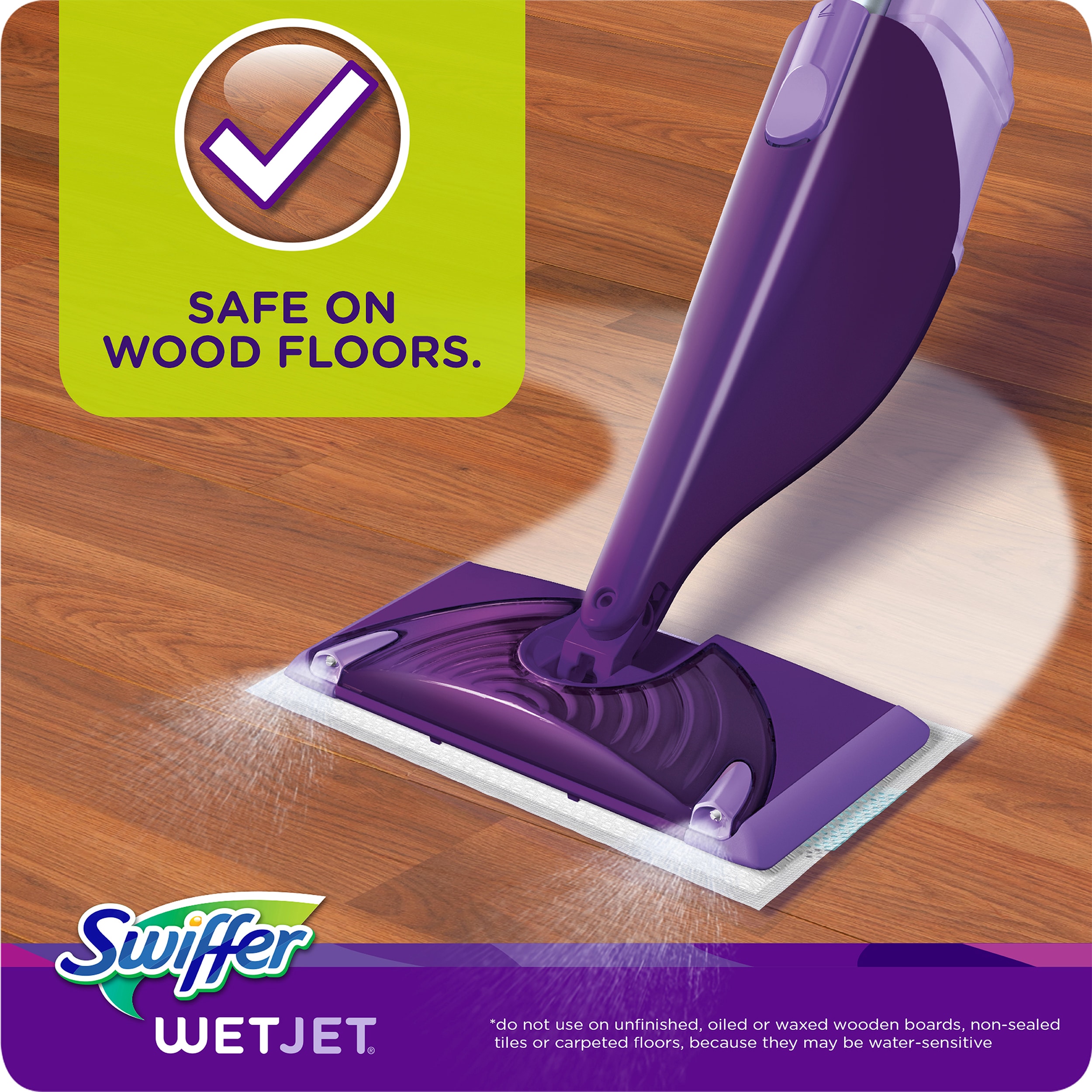 Swiffer® WetJet™ Multi-Surface Floor Cleaner with the Power of Mr. Clean