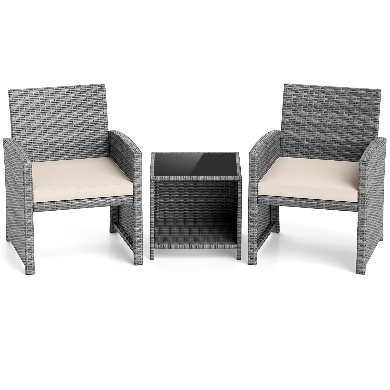Slickblue D-CO-HW63637WH Patio-Conversation-Sets - View #3