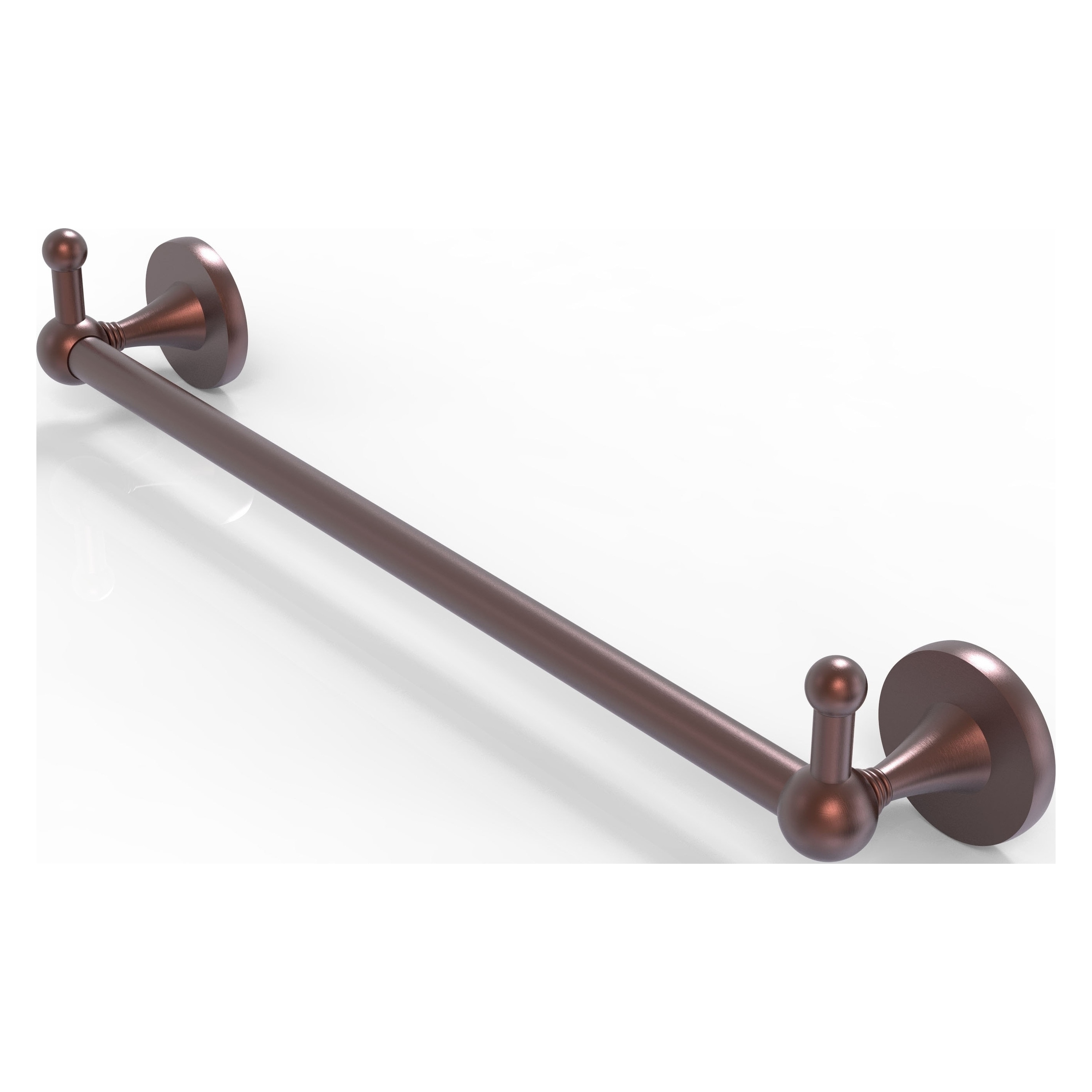 Allied Brass SL-41-30-PEG-CA Shadwell 30-in Antique Copper Wall mount Single Towel Bar