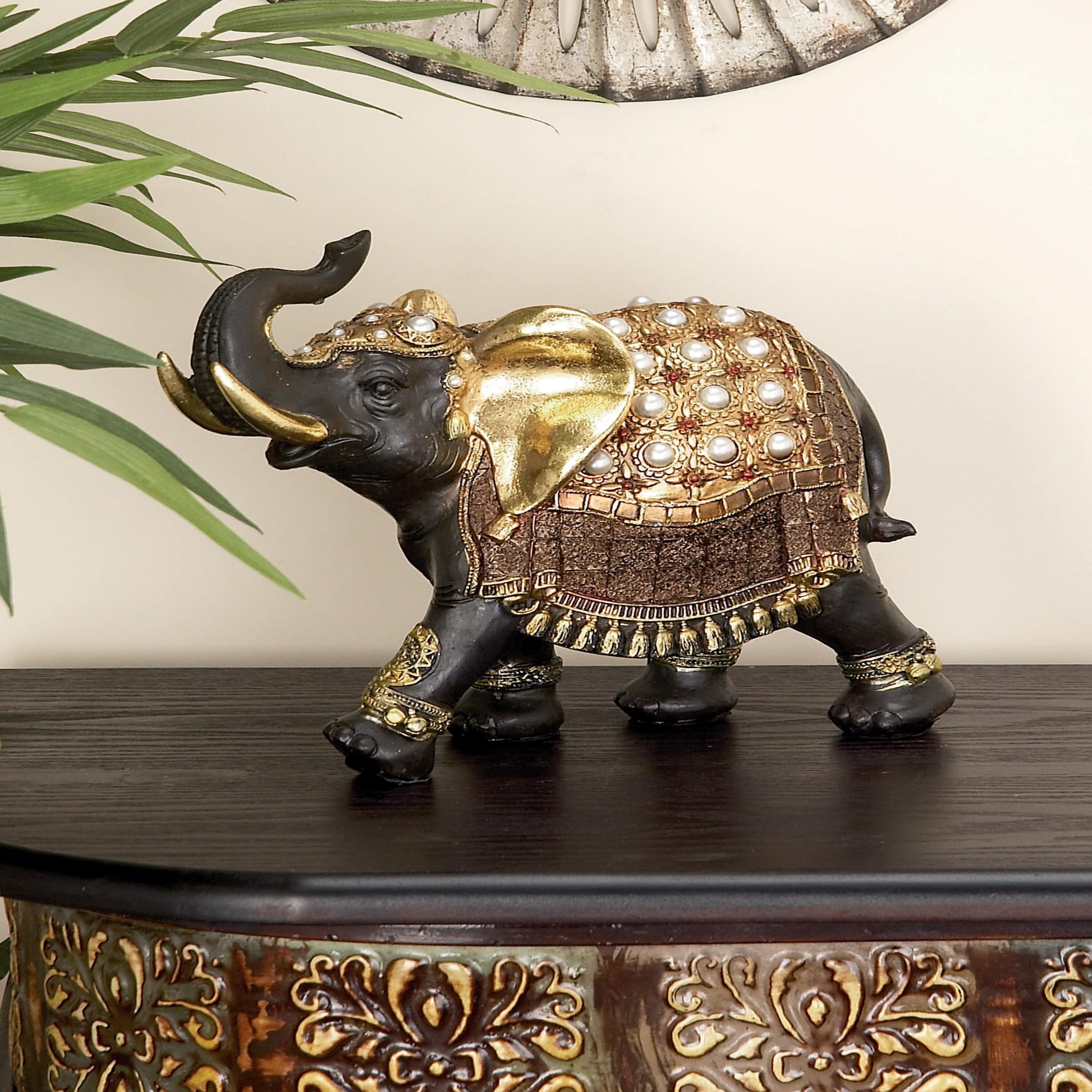Grayson Lane 69476 Brown Stone Eclectic Sculpture