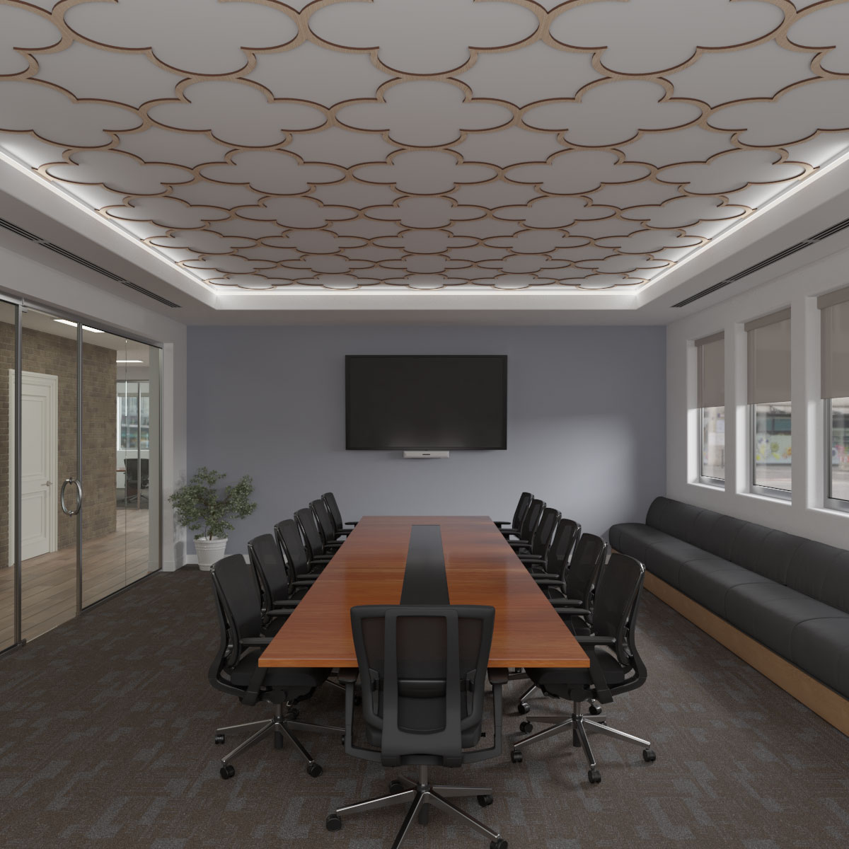 Ekena Millwork CELW33X33X0375WDLRO Wall-Panels - View #9