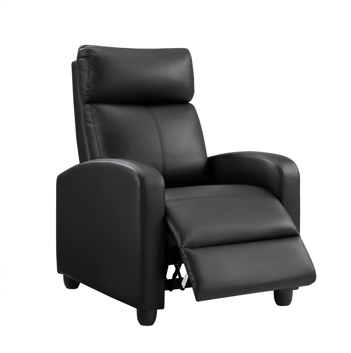 Tatayosi JJ-03730056 Recliner Chair for Adults; Massage Fabric Small Recliner Home Theater Seating with Lumbar Support; Adjustable Modern Reclining Chair with Padded Seat Backrest for Living Room; Brown