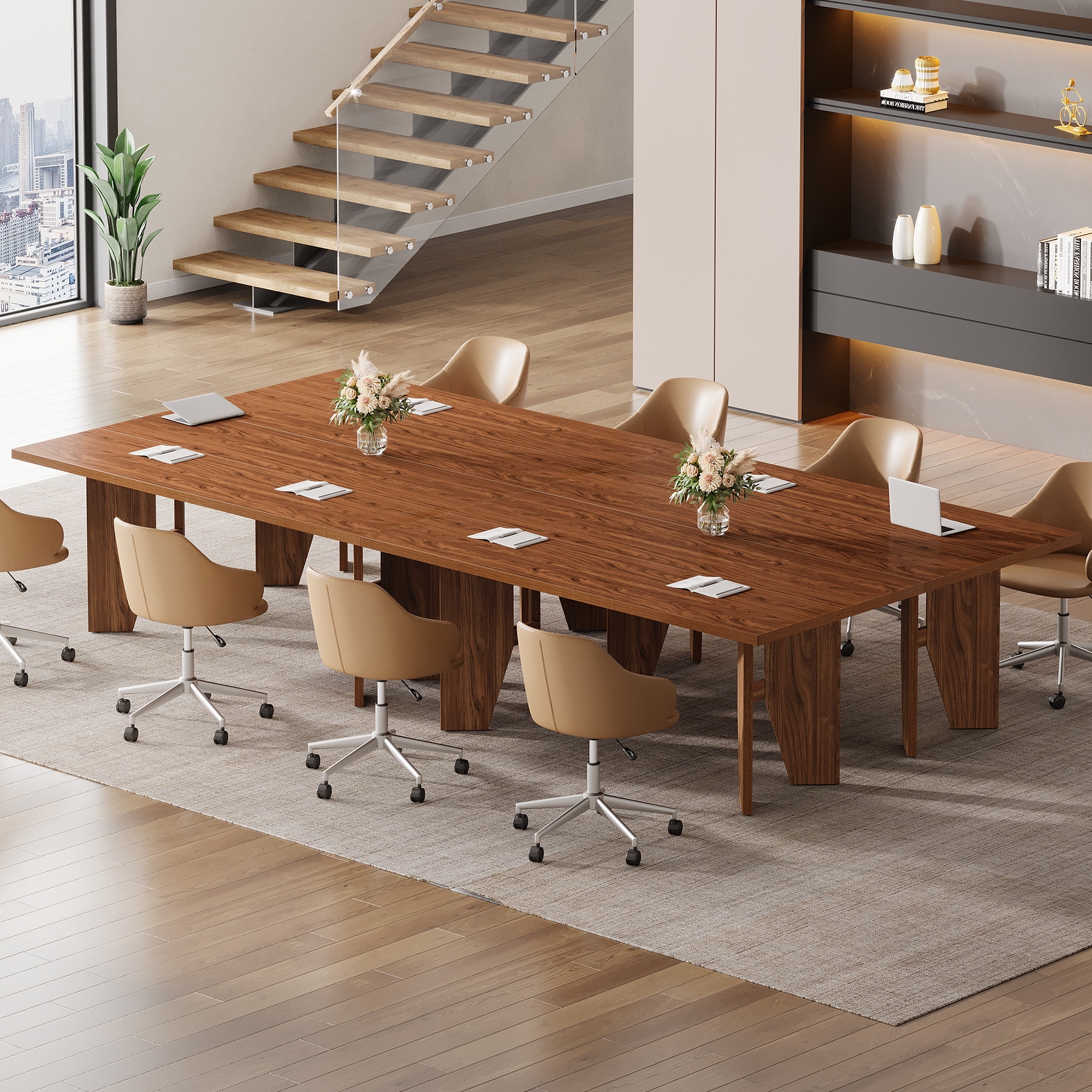 Tribesigns LWOYJL-1166YY Office-Tables - View #7