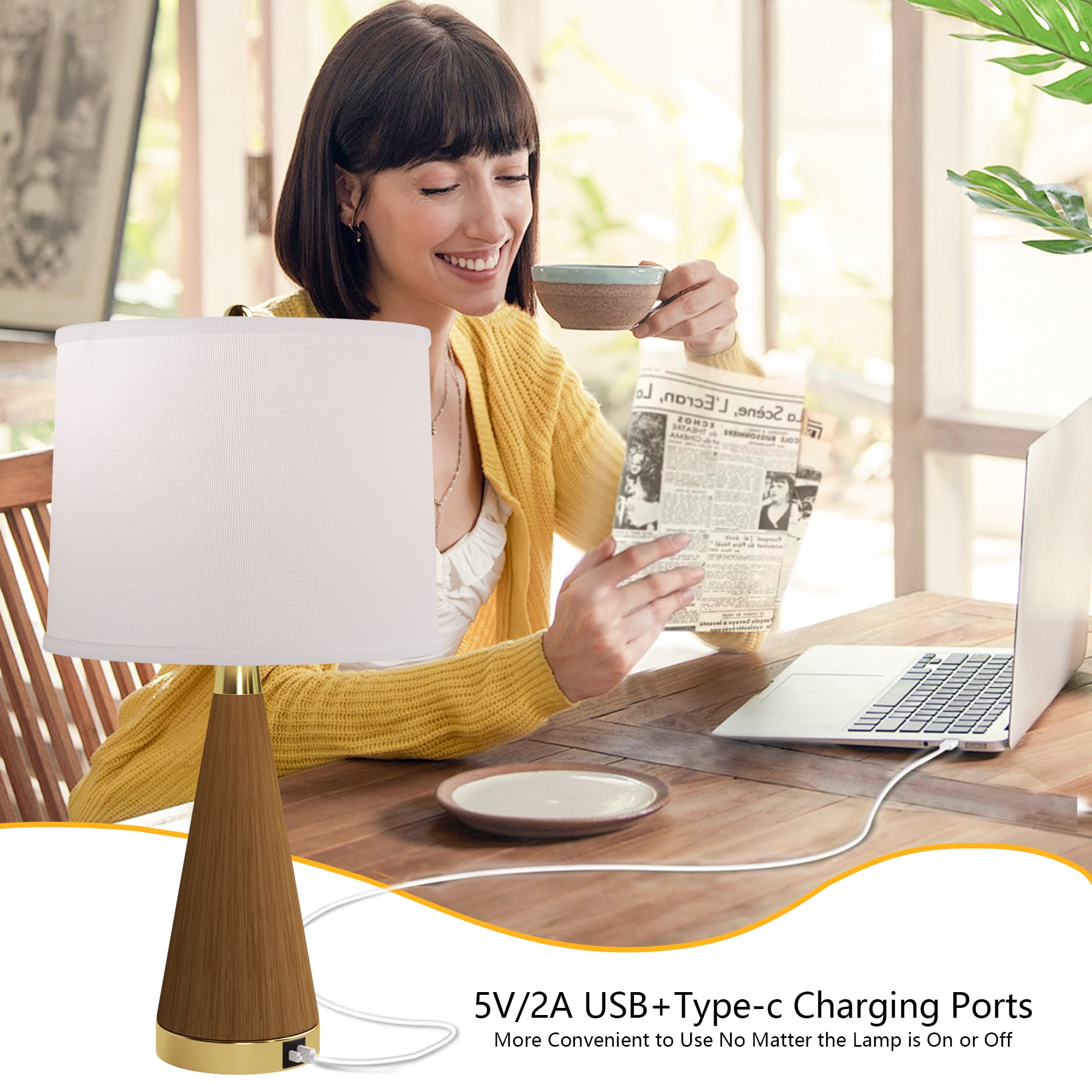 Maxax T244-WG Table-Lamps - View #7