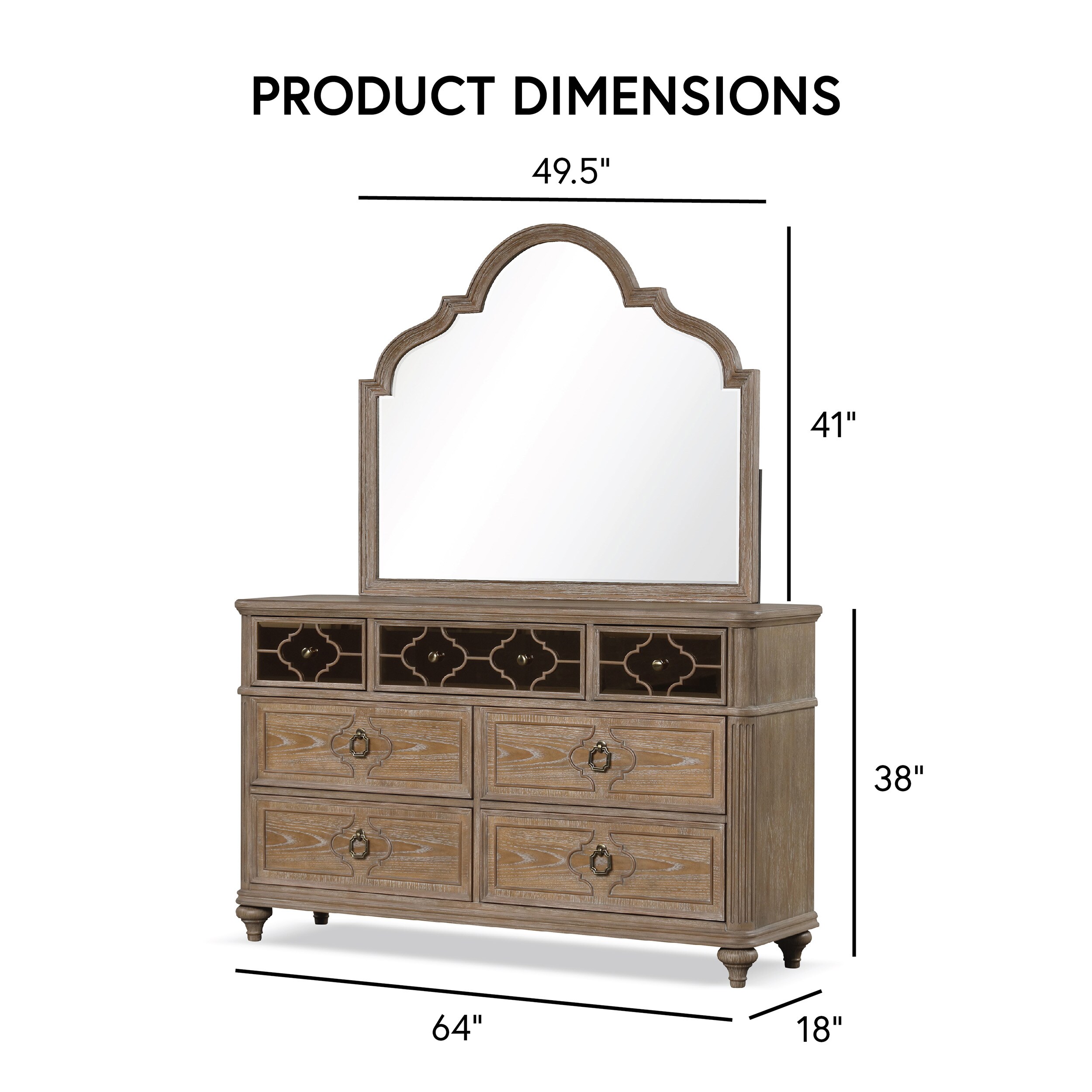 Furniture of America IDF-N7417AK-DM dressers - View #3