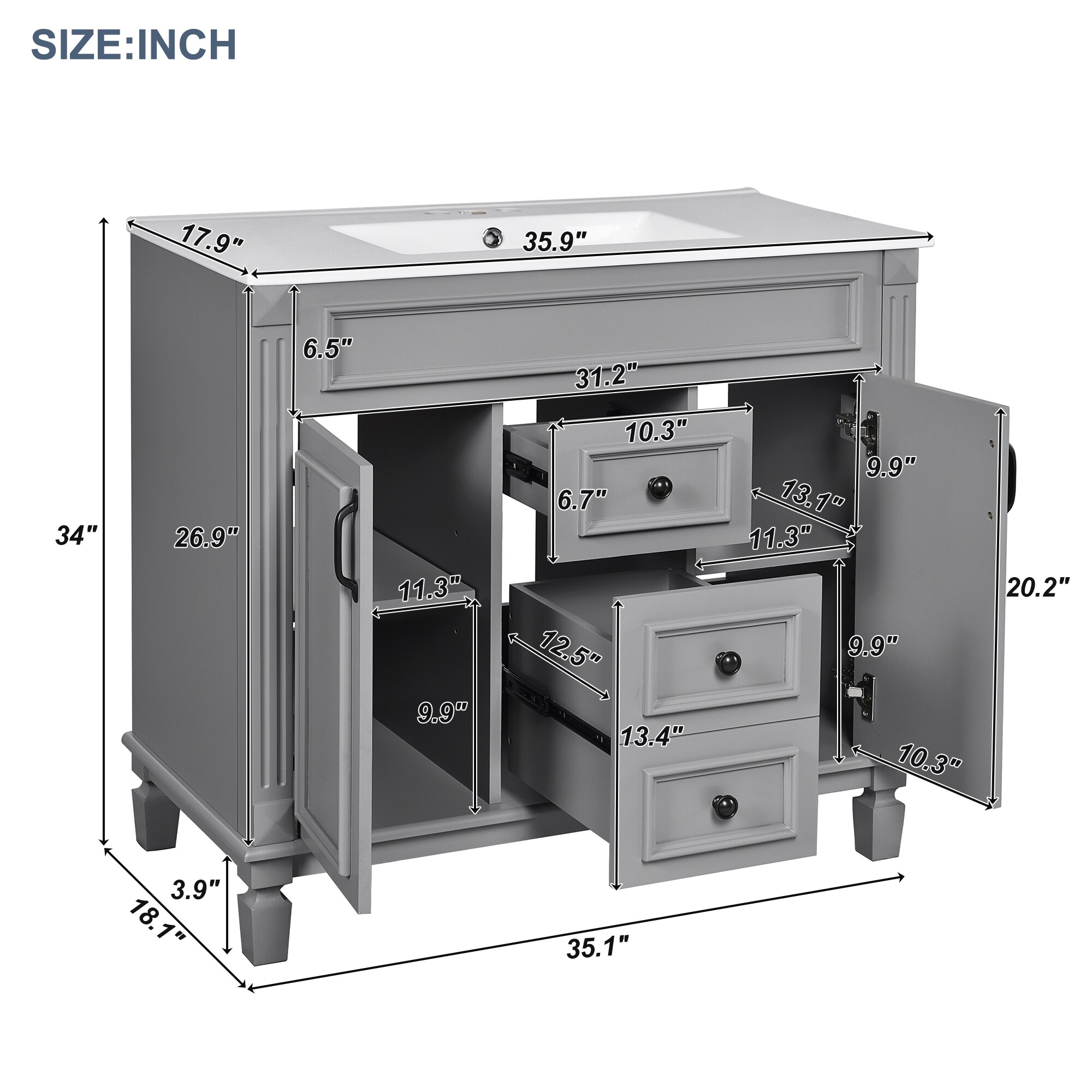 Tatayosi TP230231E Bath-Vanity-Combo - View #10