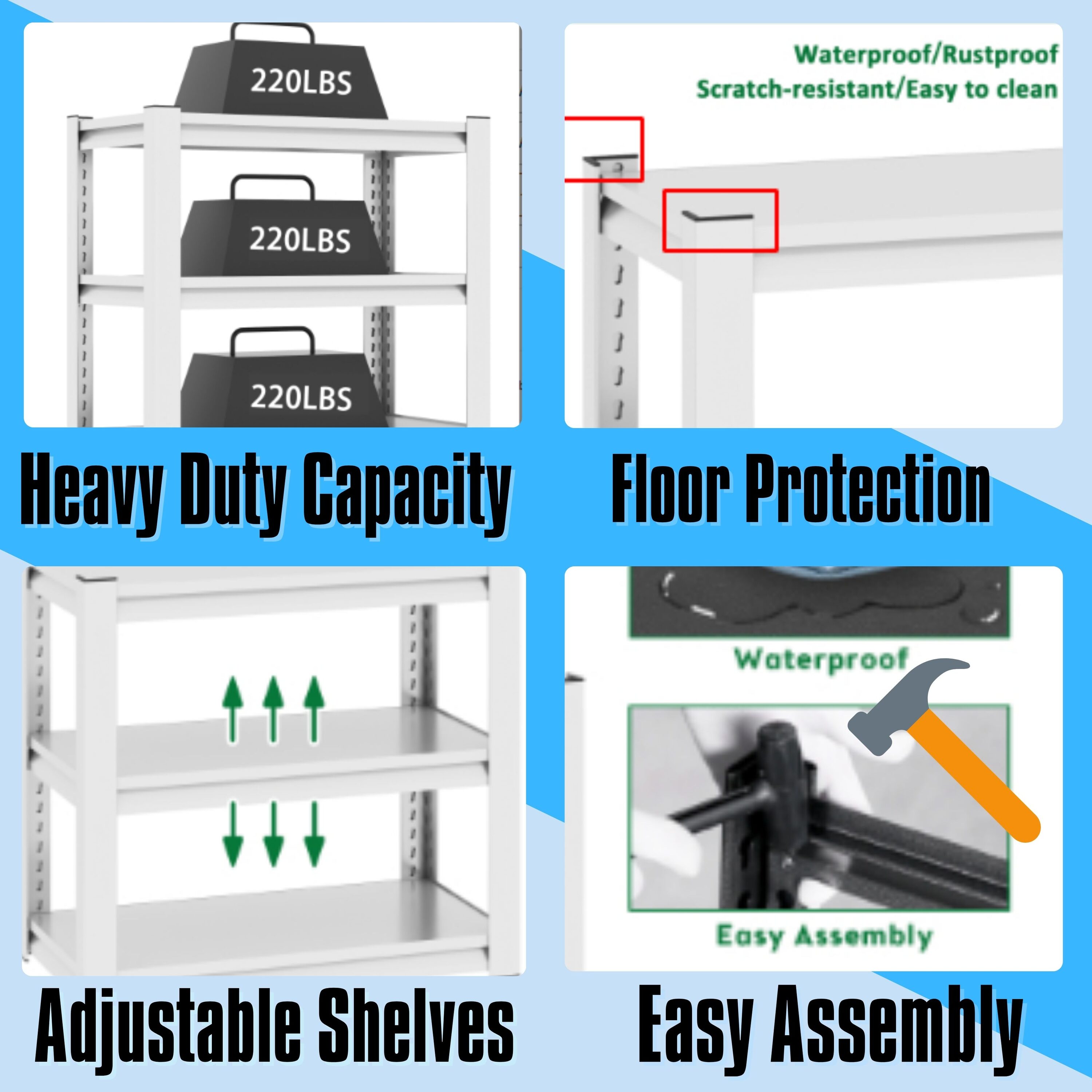 ToolCat PLP1-56-BHH Free-Standing-Shelving - View #2