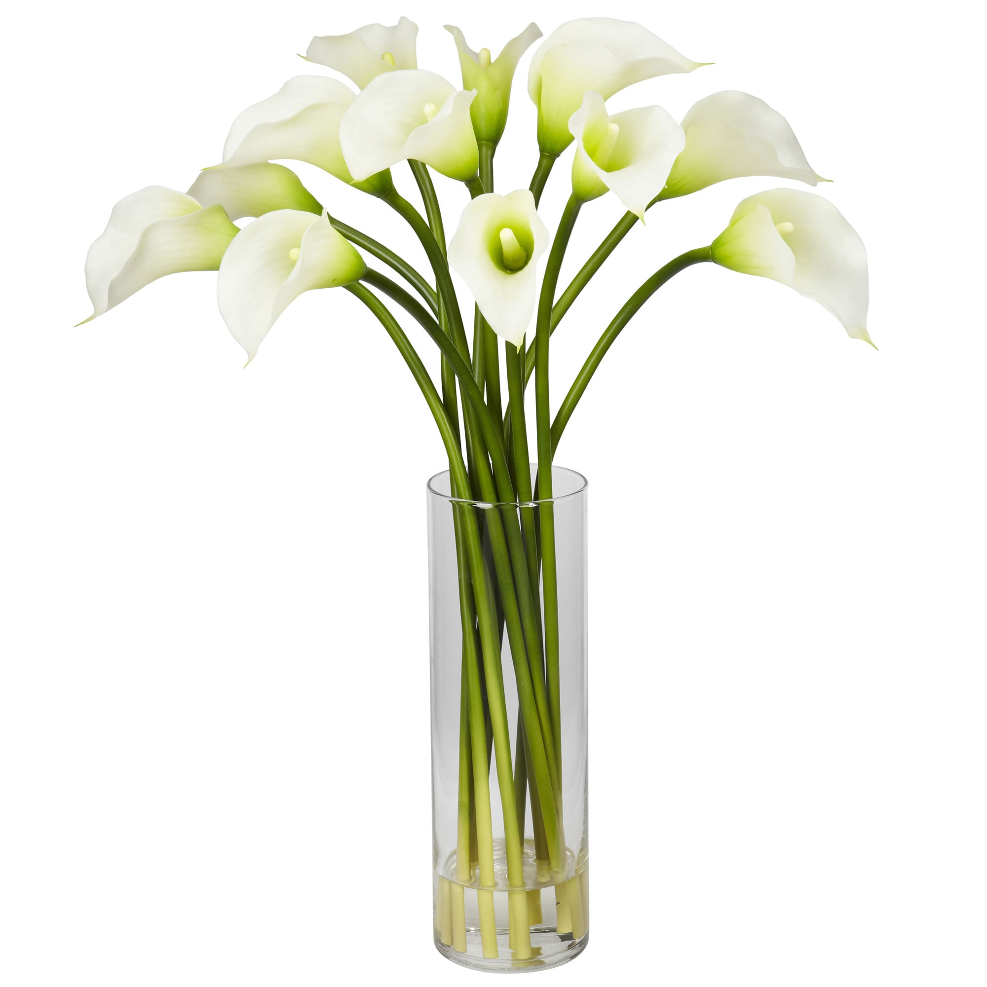 Nearly Natural 1187-CR 20-Inches Cream Indoor Desktop Silk Artificial flower