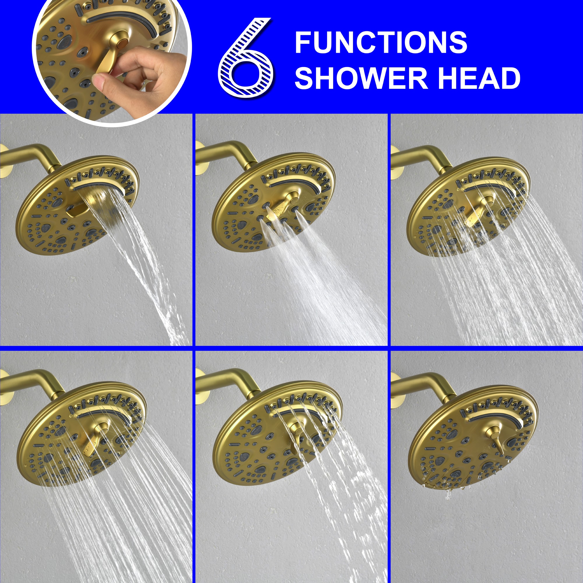 WELLFOR GIG-125758 Tub-Shower-Faucets - View #10